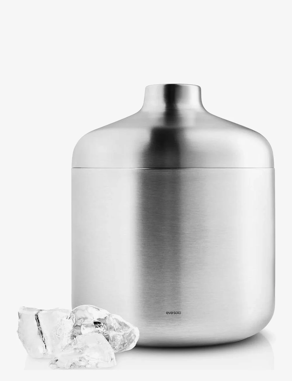 Eva Solo - Liquid Lounge Insulated Ice Bucket with Scoop - eiseimer - brushed steel - 2