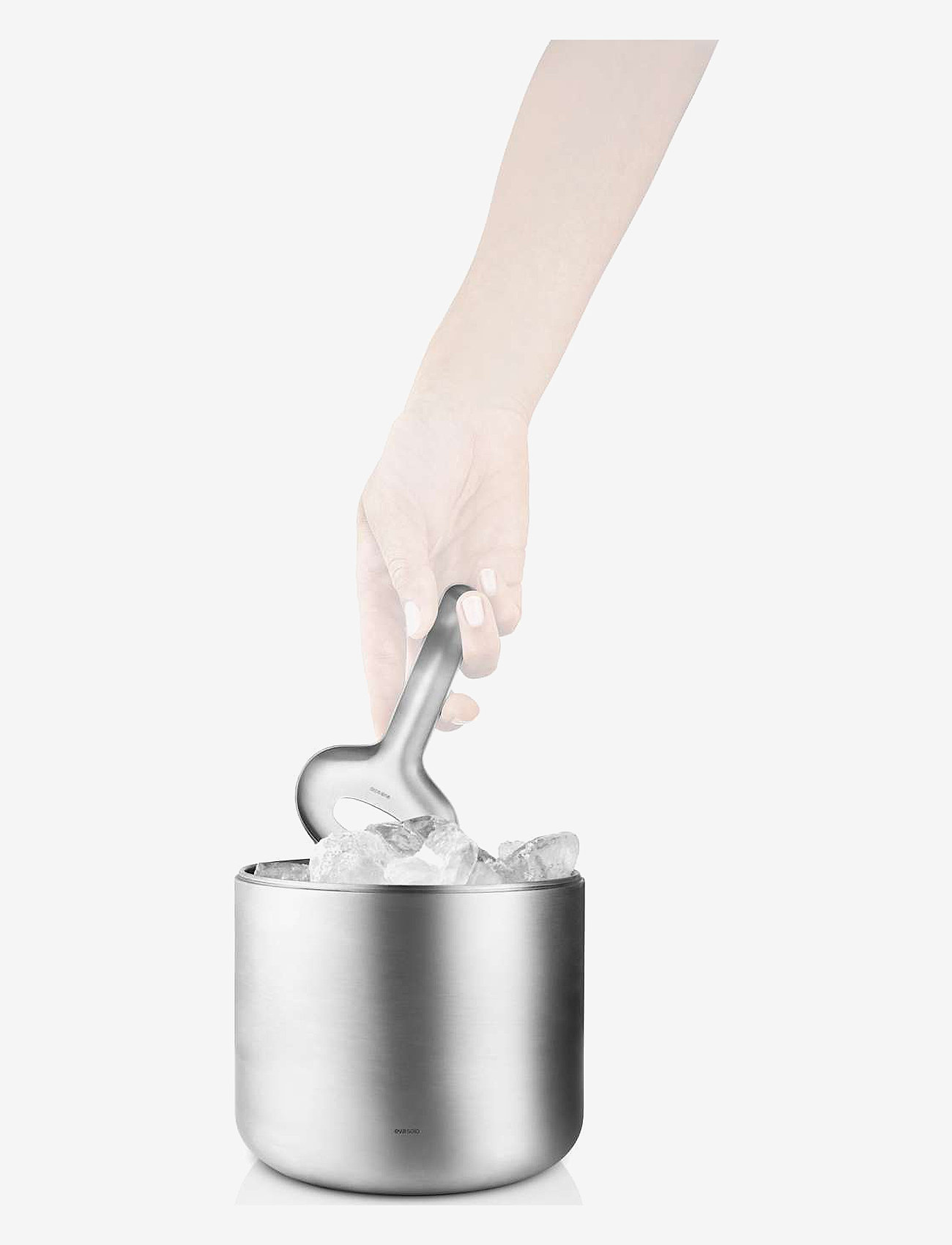 Eva Solo - Liquid Lounge Isolerad ishink med sked - köp efter pris - brushed steel - 3