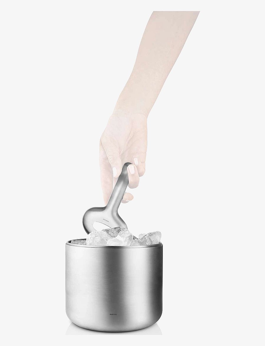 Eva Solo - Liquid Lounge Insulated Ice Bucket with Scoop - jää-ämbrid - brushed steel - 4