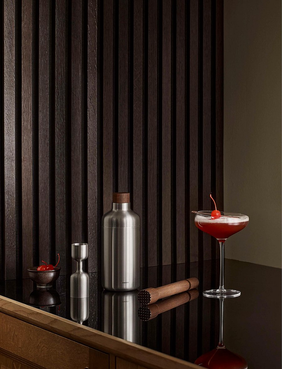 Eva Solo - Liquid Lounge Cocktail jigger - shaker & cocktail-utensilien - brushed steel - 0