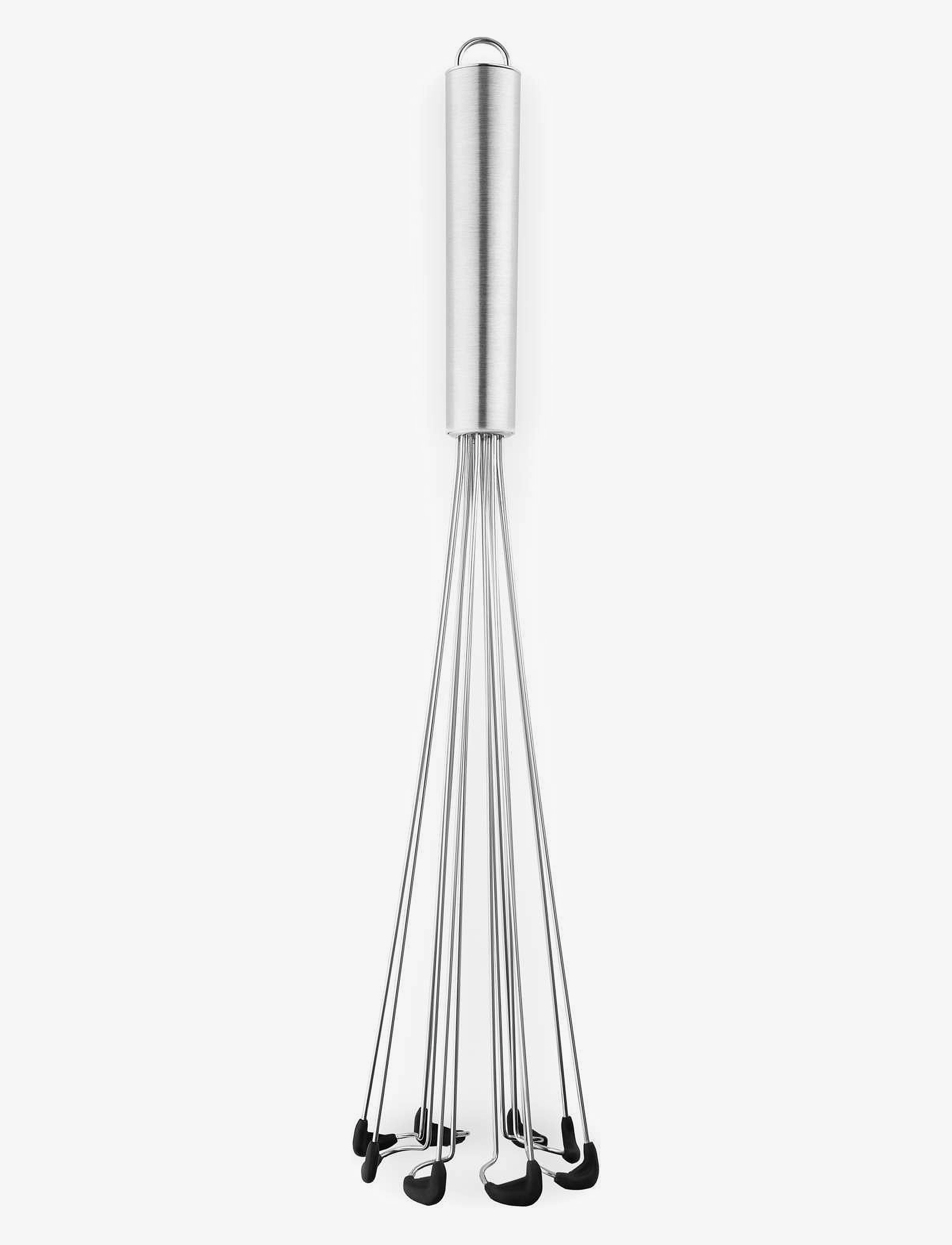 Eva Trio Piskeris m/silikone 30 cm - Eva Trio - STAINLESS STEEL / silver