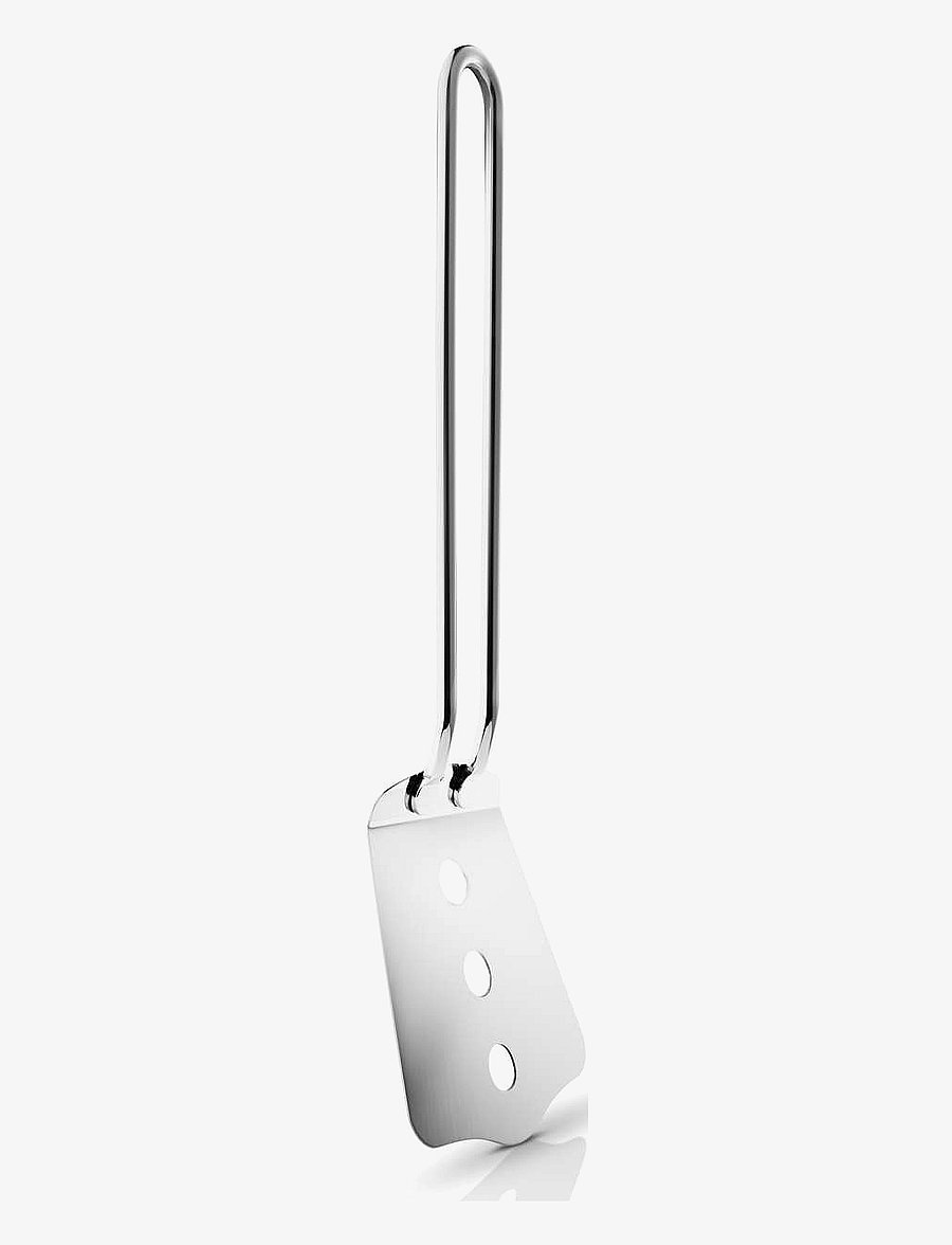 Eva Trio - Spatula short Stainless steel - tõstelusikad ja spaatlid - polished steel - 1