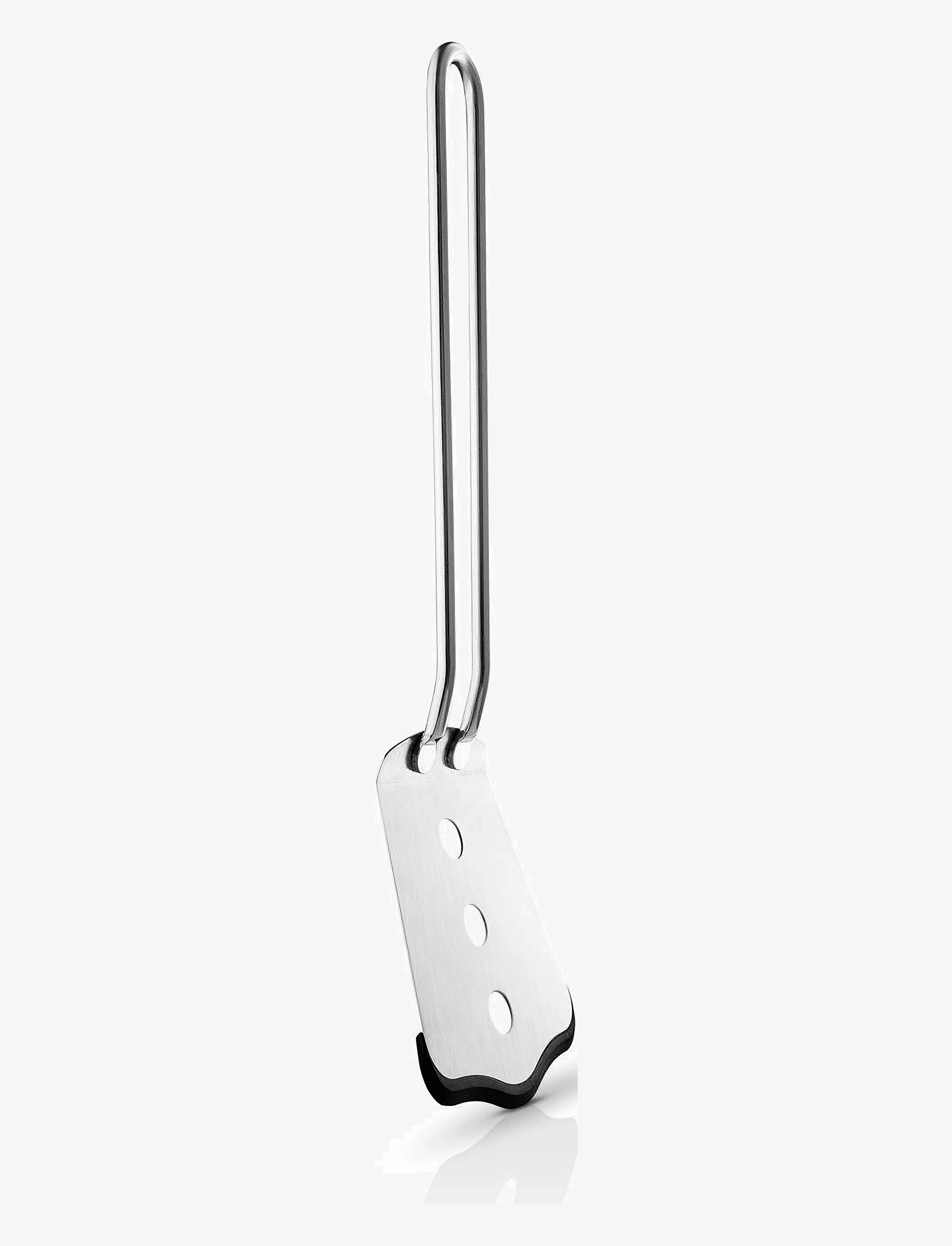 Eva Trio - Spatula short with silicone - fischschneider & spatel - polished steel - 2