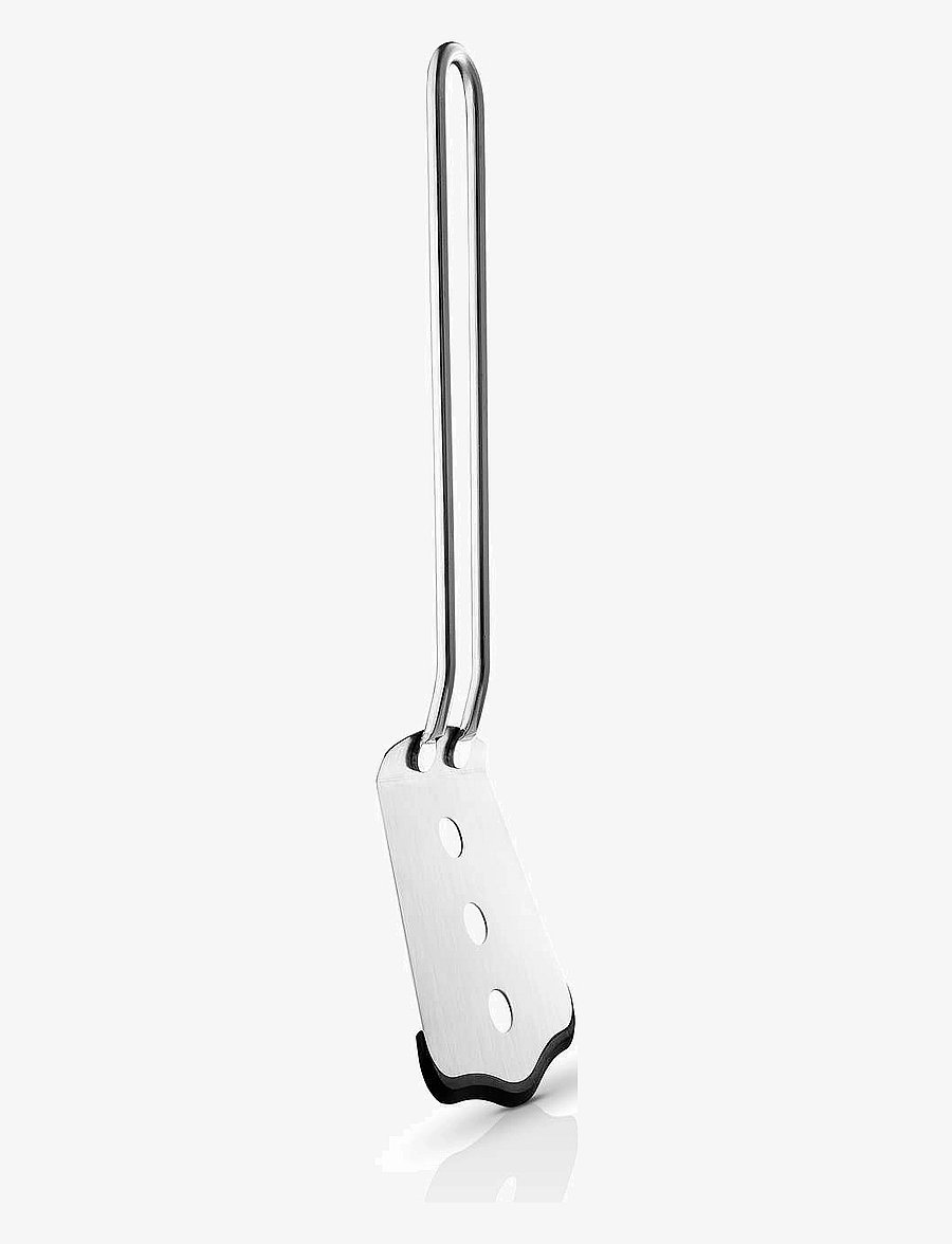 Eva Trio - Spatula short with silicone - fischschneider & spatel - polished steel - 2