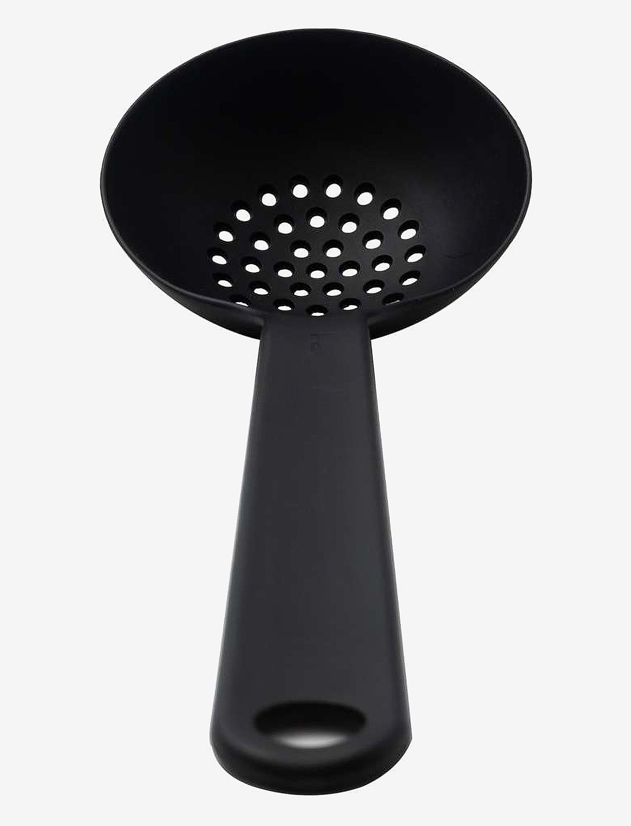 Eva Trio - Ladle with holes Nylon - Šaukštai ir samčiai - black - 2