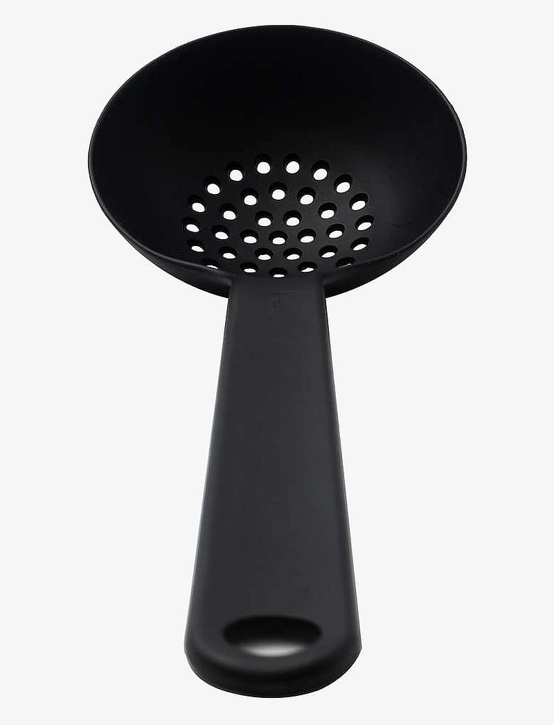 Eva Trio - Ladle with holes Nylon - lusikad, kulbid ja pannilusikad - black - 2