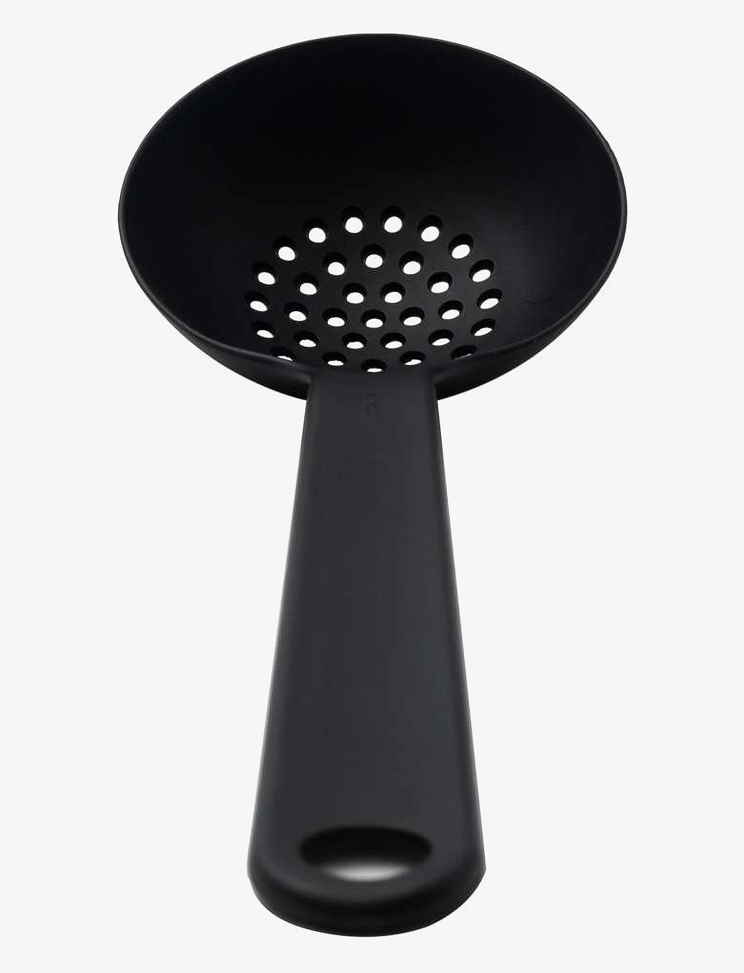 Eva Trio - Ladle with holes Nylon - lusikat & kauhat - black - 2