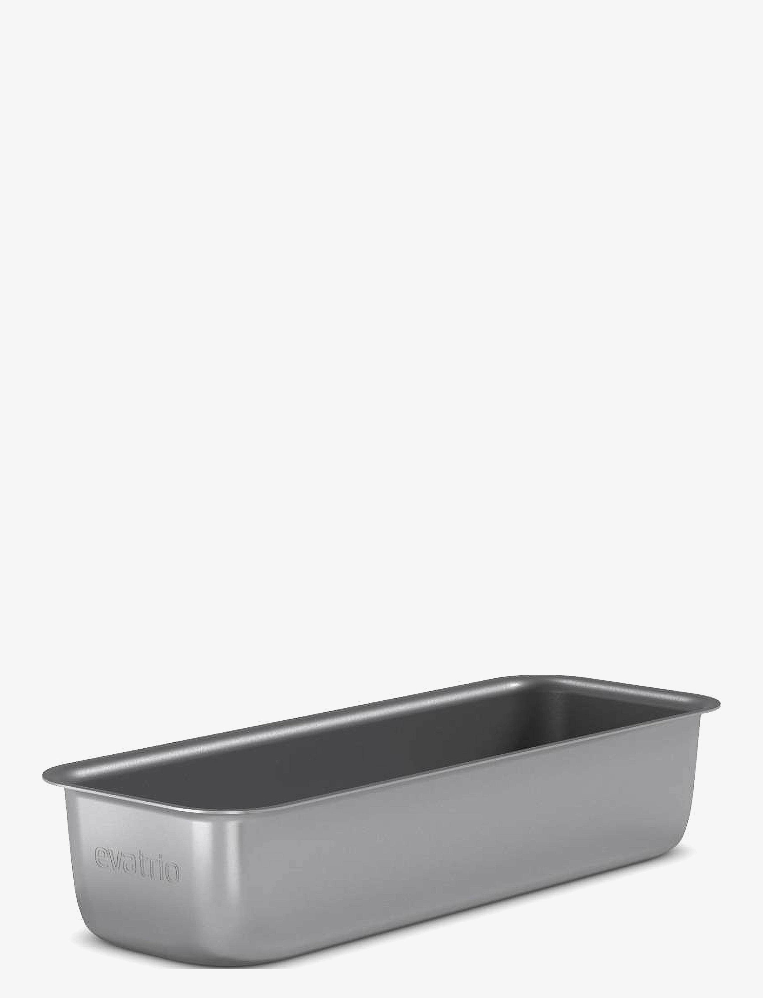 Eva Trio Professionel Brød/Kageform 1,75 L Keramisk Slip-Let , Loaf Tins, Grå, Str: 1.75L
