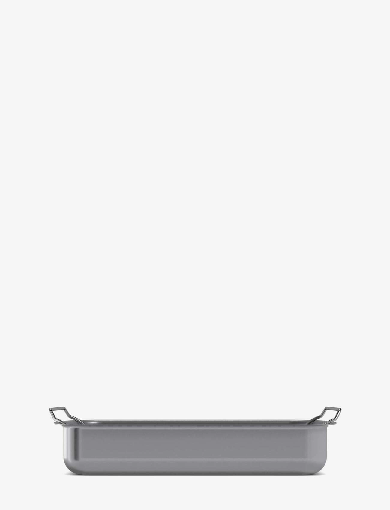 Eva Trio - Professional roasting pan with rack 30x22 cm ceramic Slip-Let® - grey - 3