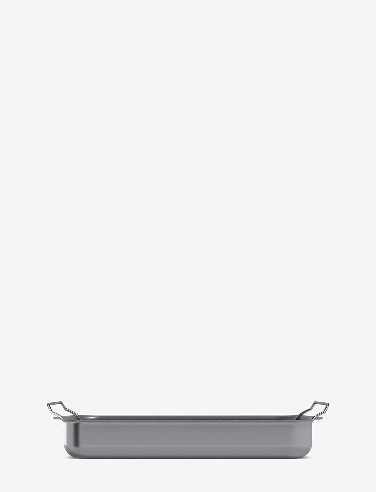 Eva Trio - Professional roasting pan with rack 35x25 cm ceramic Slip-Let® - grey - 2
