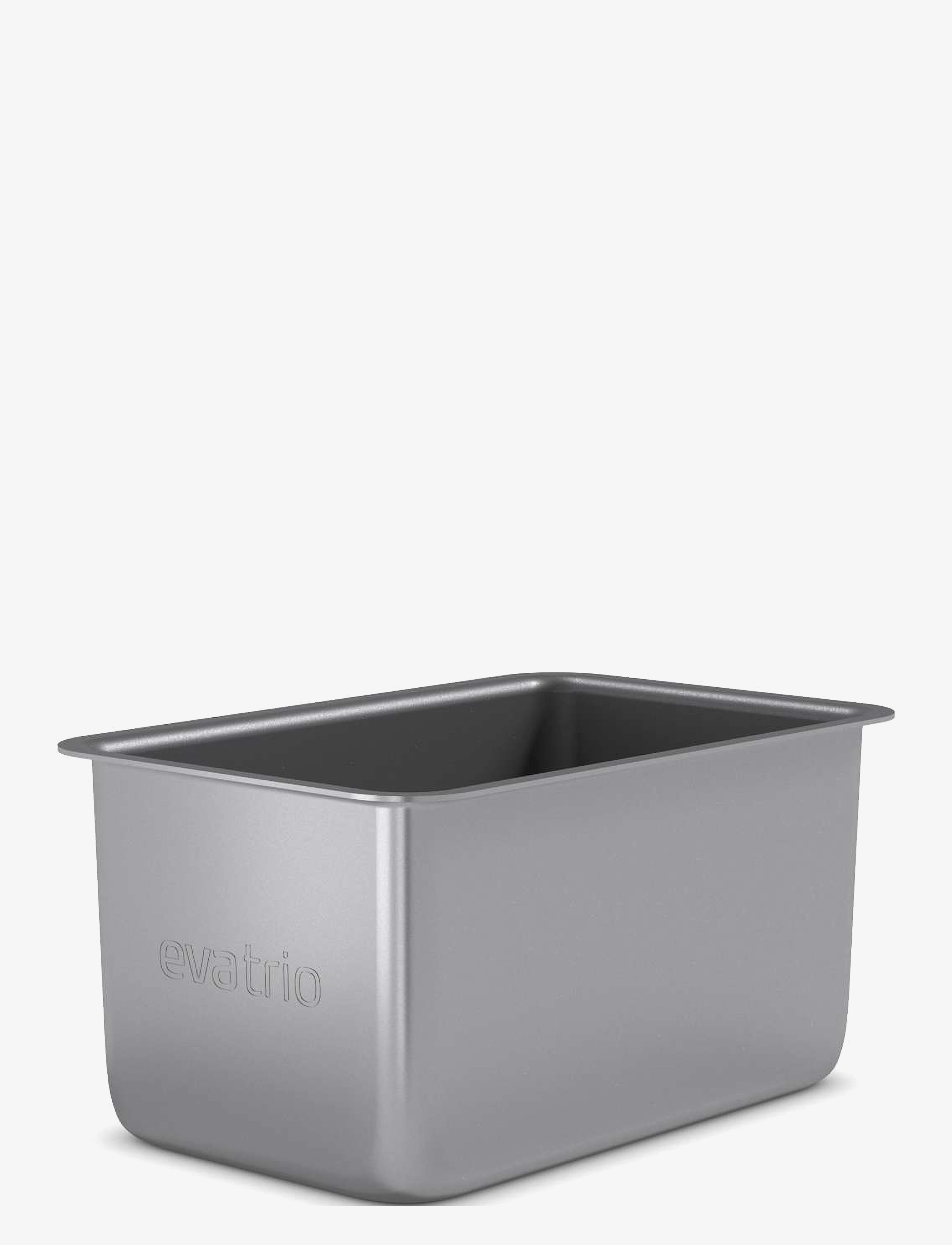 Eva Trio Professionel Rugbrødsform 2,0 L Keramisk Slip-Let , Loaf Tins, Grå, Str: 2.0L