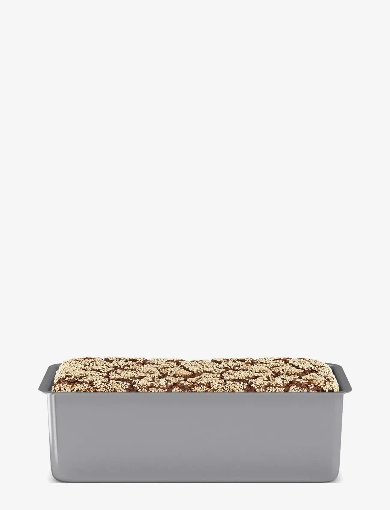 Eva Trio Professionel Rugbrødsform 3,3 L Keramisk Slip-Let , Loaf Tins, Grå, Str: 3.3L