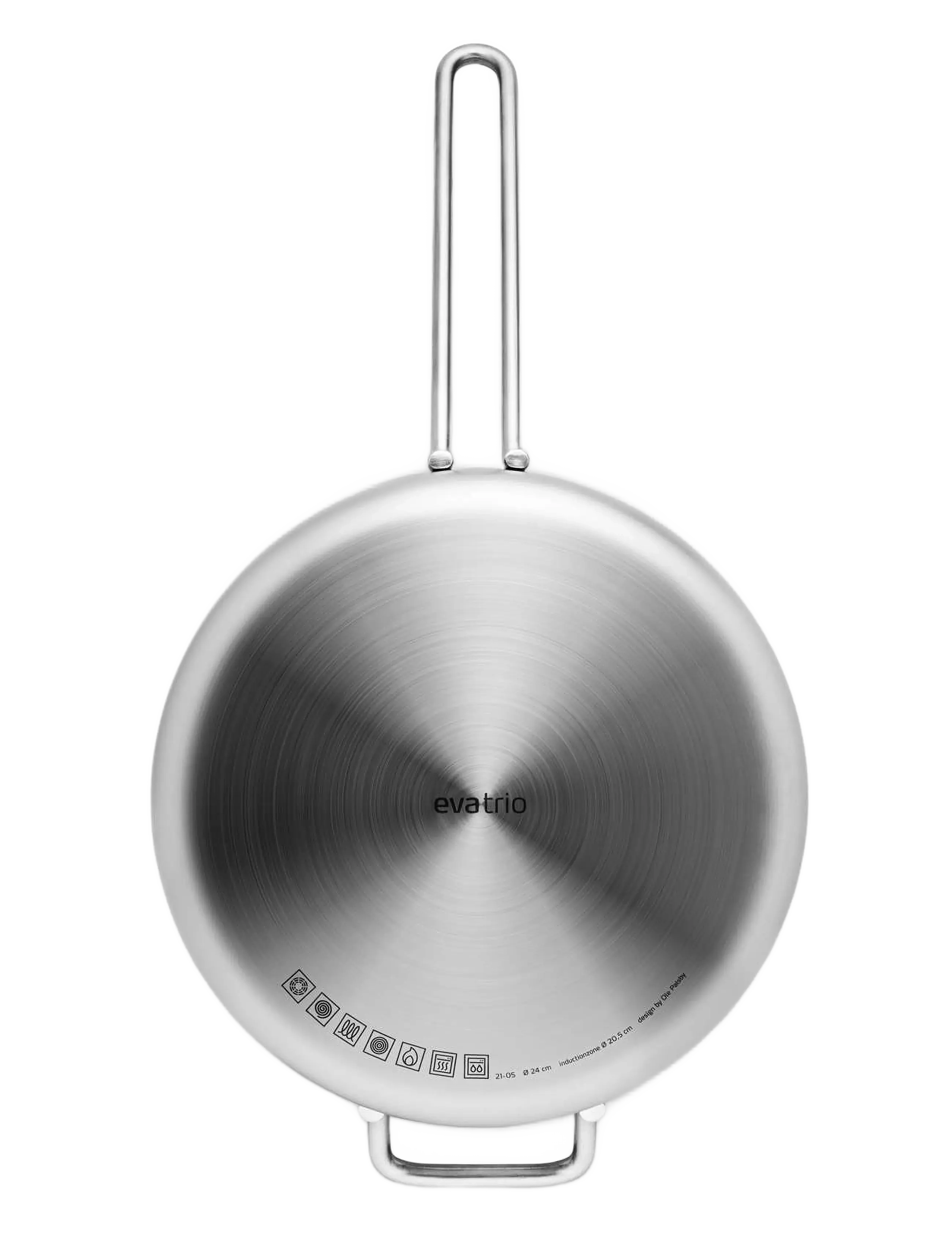 Eva Trio - Multi Sauté pan 24 cm Mosaic ceramic Slip-Let® - kastmepotid ja -pannid - stainless steel - 4