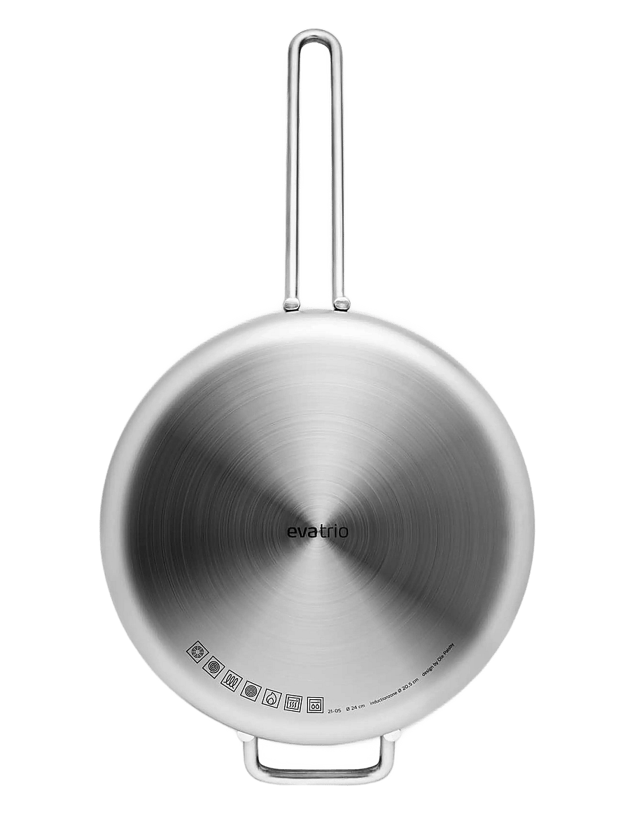 Eva Trio - Multi Sauté pan 24 cm Mosaic ceramic Slip-Let® - kastmepotid ja -pannid - stainless steel - 4