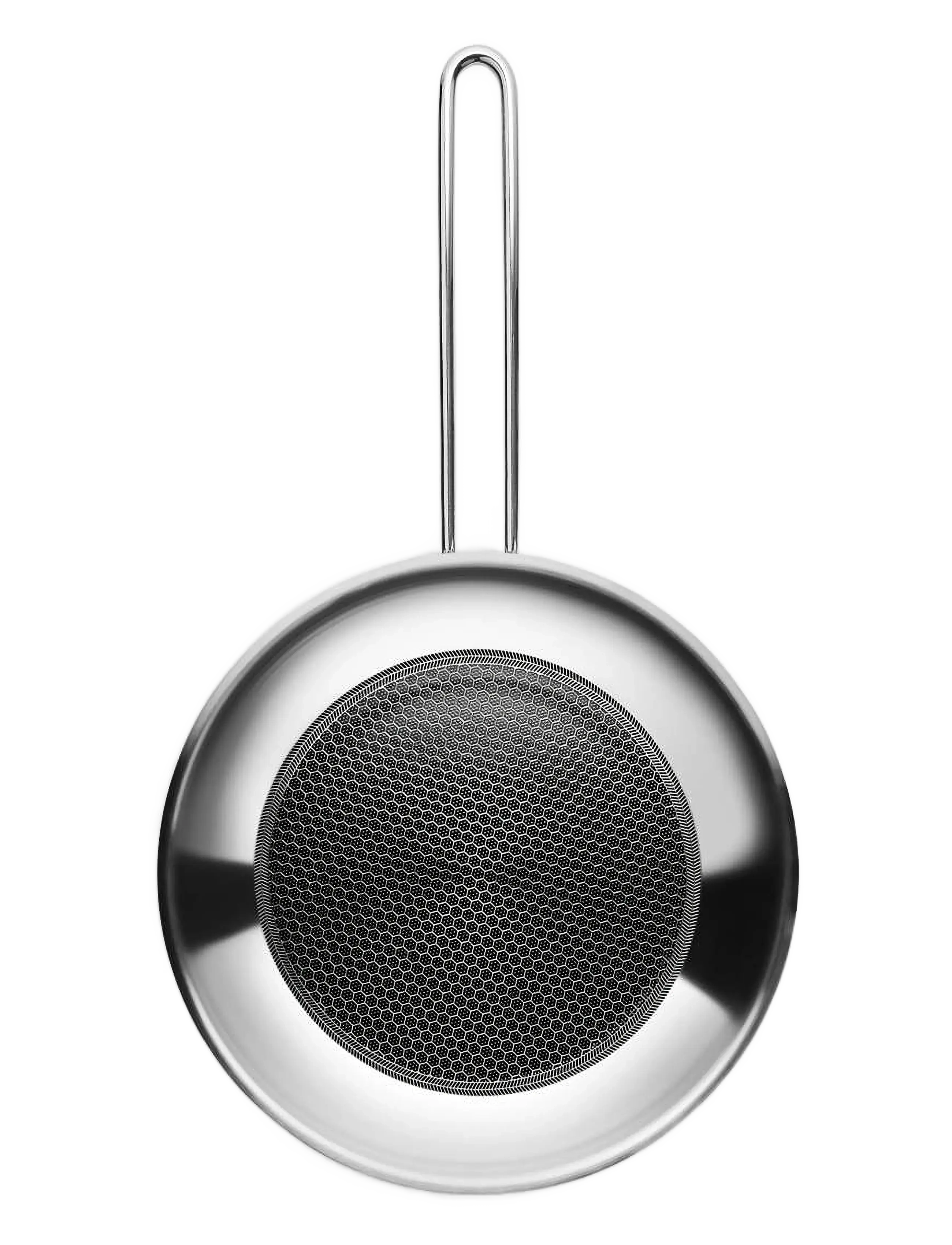 Eva Trio - Stainless Steel Stegepande 28 cm Mosaic keramisk Slip-Let® - stegepander - polished steel - 3