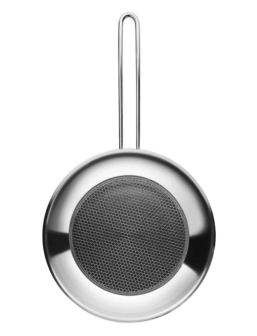 Eva Trio - Stainless steel Frying pan 28 cm Mosaic ceramic Slip-Let® coating - praepannid ja pannid - polished steel - 3