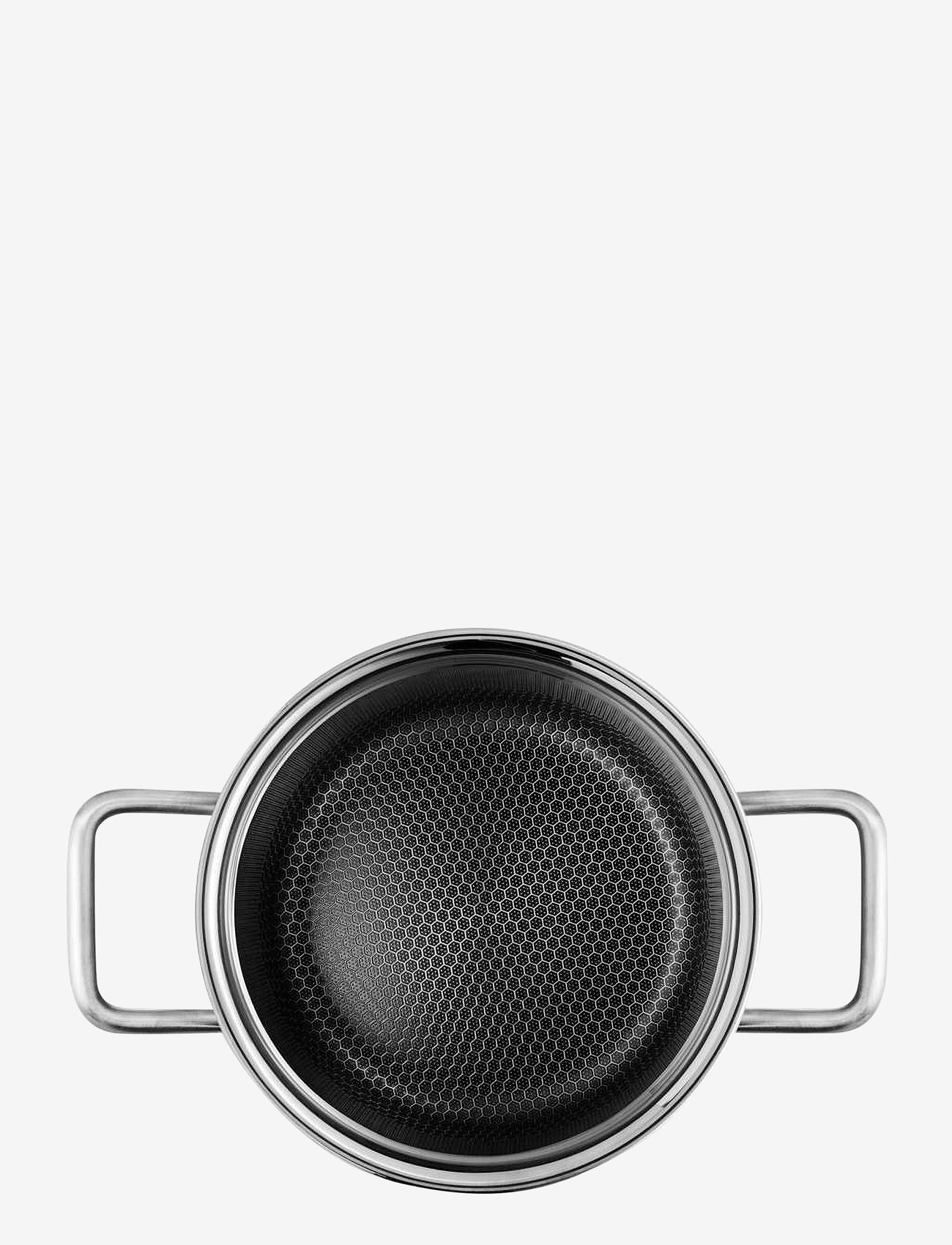 Eva Trio - Multi Gryta 2,2 l 16 cm Mosaic keramisk Slip-Let®-beläggning - köp efter pris - brushed steel - 2