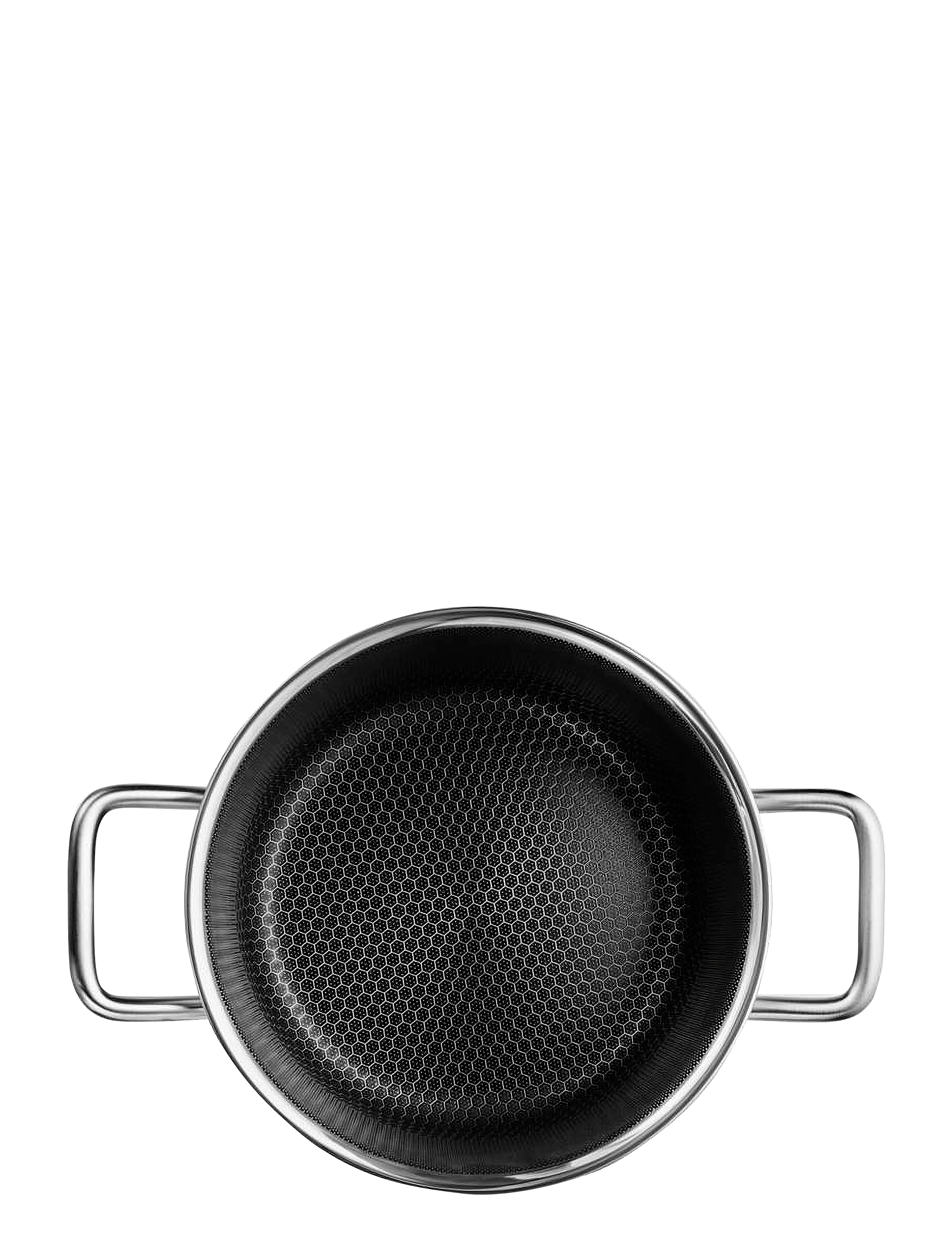Eva Trio - Multi Pot 3.6 l 20 cm Mosaic ceramic Slip-Let® coating - stieltöpfe - brushed steel - 3