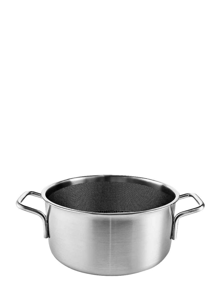 Eva Trio - Multi Pot 4.8 l 24 cm Mosaic ceramic Slip-Let® coating - stieltöpfe - brushed steel - 1
