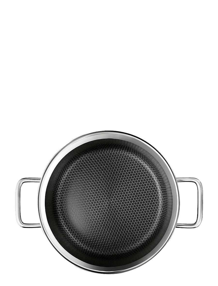 Eva Trio - Multi Pot 4.8 l 24 cm Mosaic ceramic Slip-Let® coating - stieltöpfe - brushed steel - 3