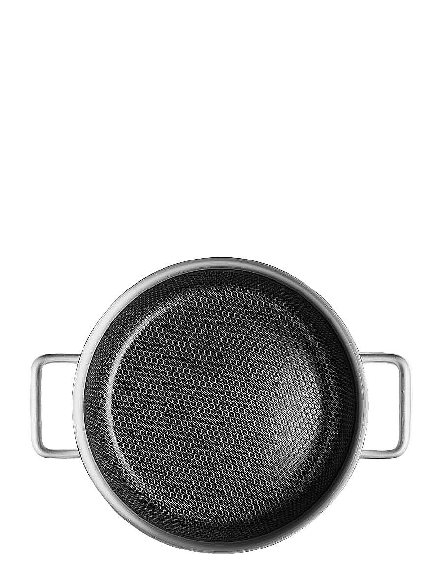 Eva Trio - Multi Sauté pot with 2 handles 24 cm Mosaic ceramic Slip-Let® coating - kastrulid - brushed steel - 3