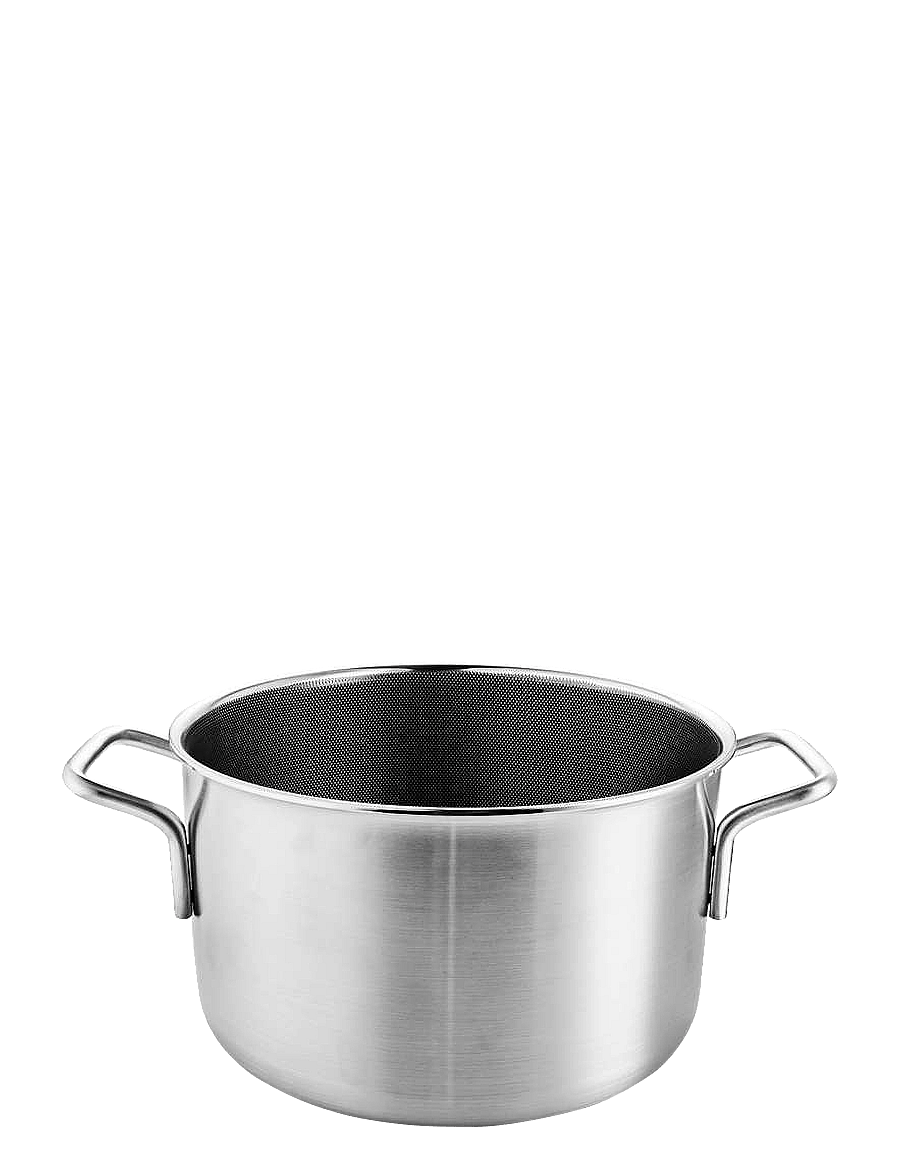 Eva Trio - Multi Pot 6.5 l 24 cm Mosaic ceramic Slip-Let® coating - stieltöpfe - brushed steel - 1