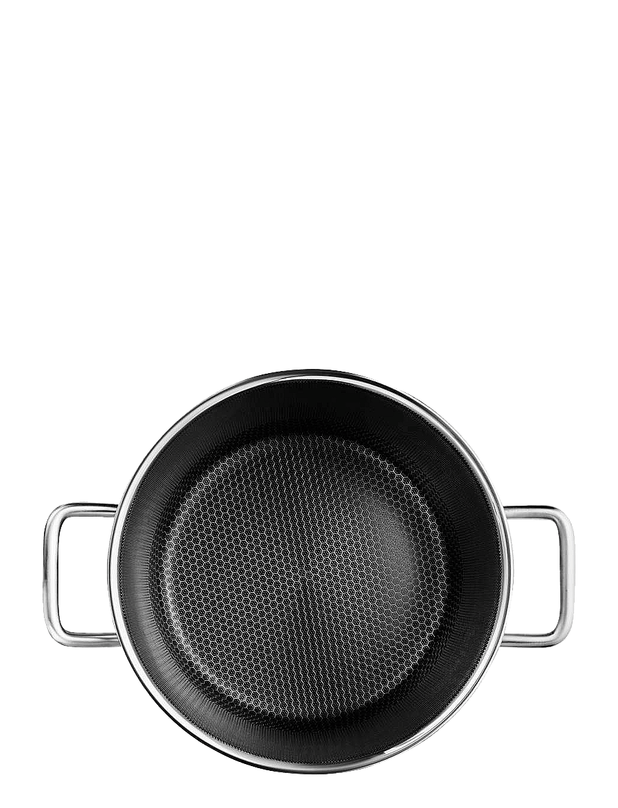 Eva Trio - Multi Pot 6.5 l 24 cm Mosaic ceramic Slip-Let® coating - stieltöpfe - brushed steel - 3