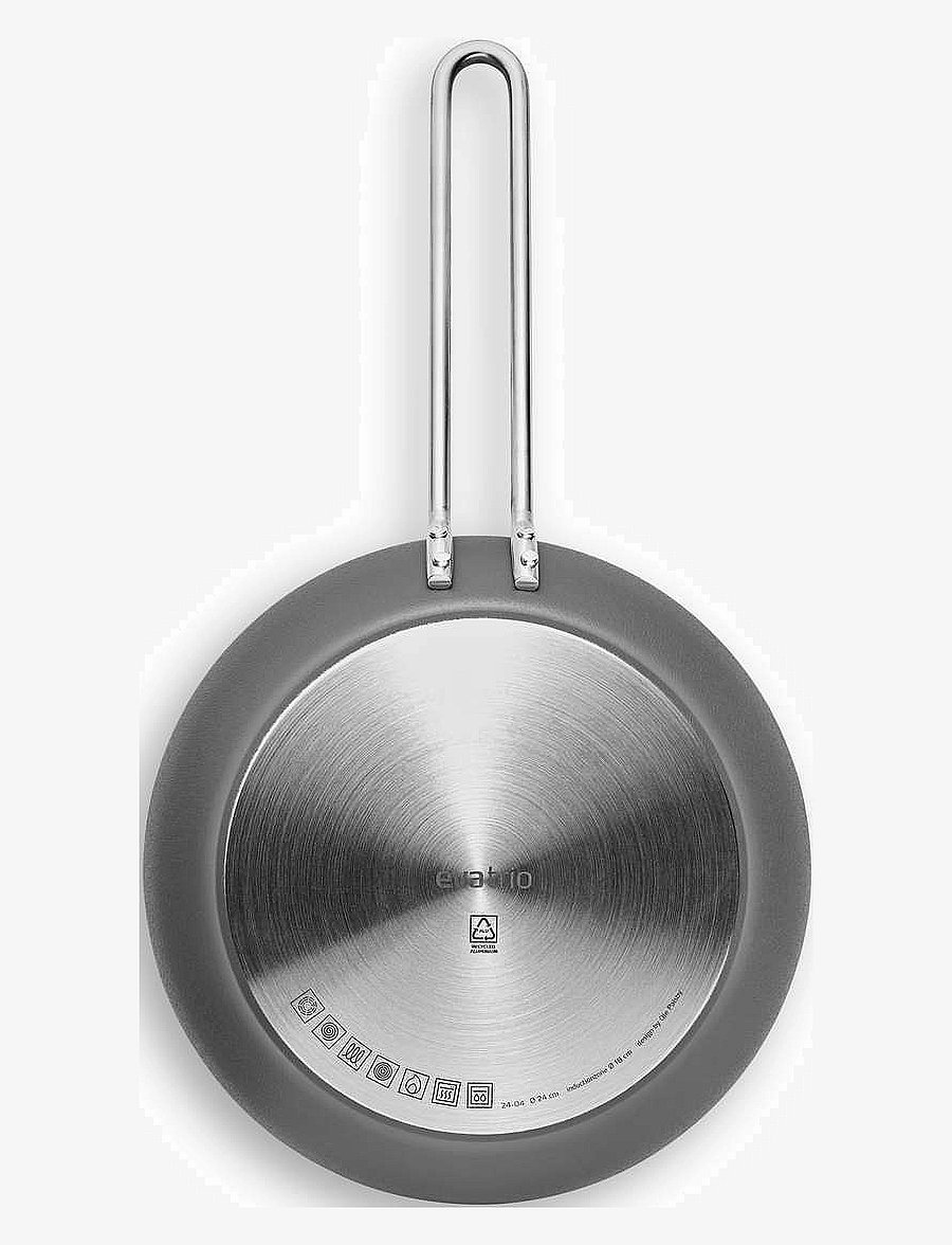 Eva Trio - Grey Line Frying pan 24 cm ceramic Slip-Let® coating - praepannid ja pannid - grey - 4