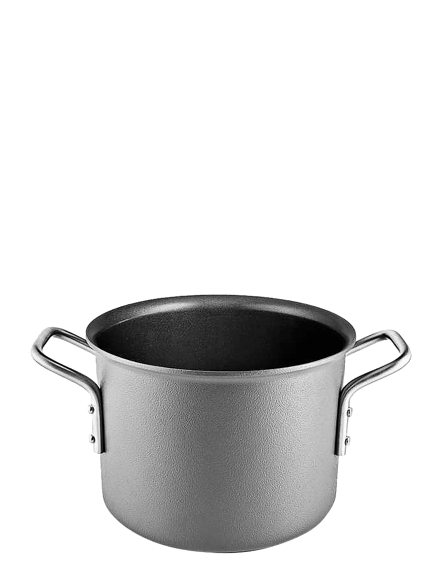 Eva Trio - Grey Line Pot 2.5 l 16 cm ceramic Slip-Let® coating - stieltöpfe - grey - 1