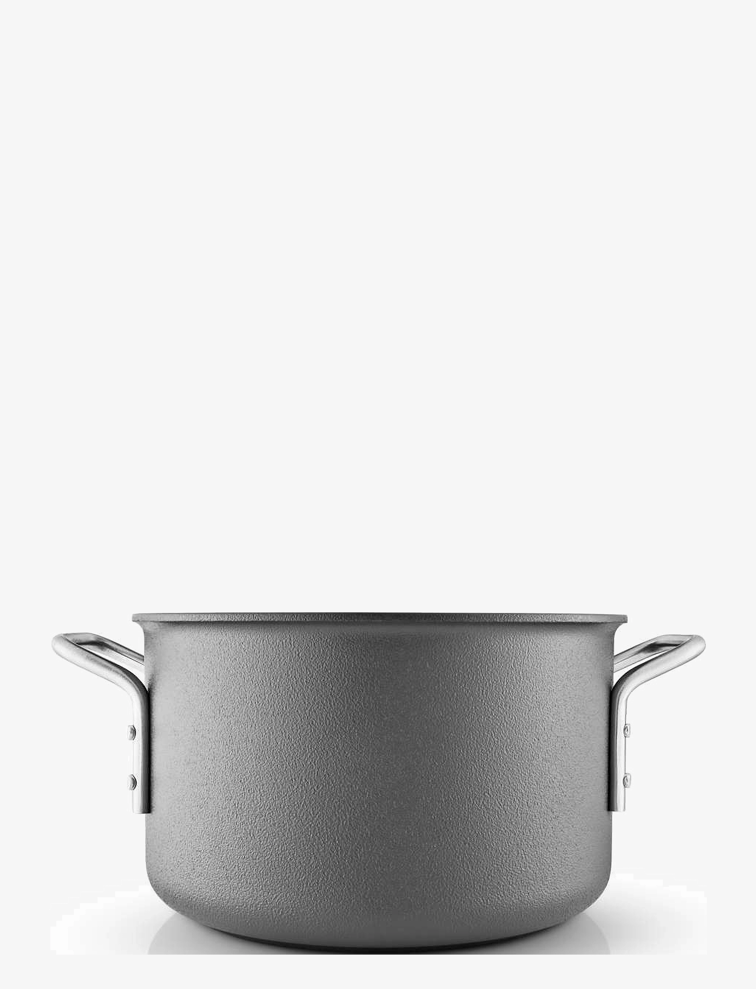 Eva Trio - Grey Line Gryde 3,8 l 20 cm keramisk Slip-Let® belægning - kasseroller - grey - 2