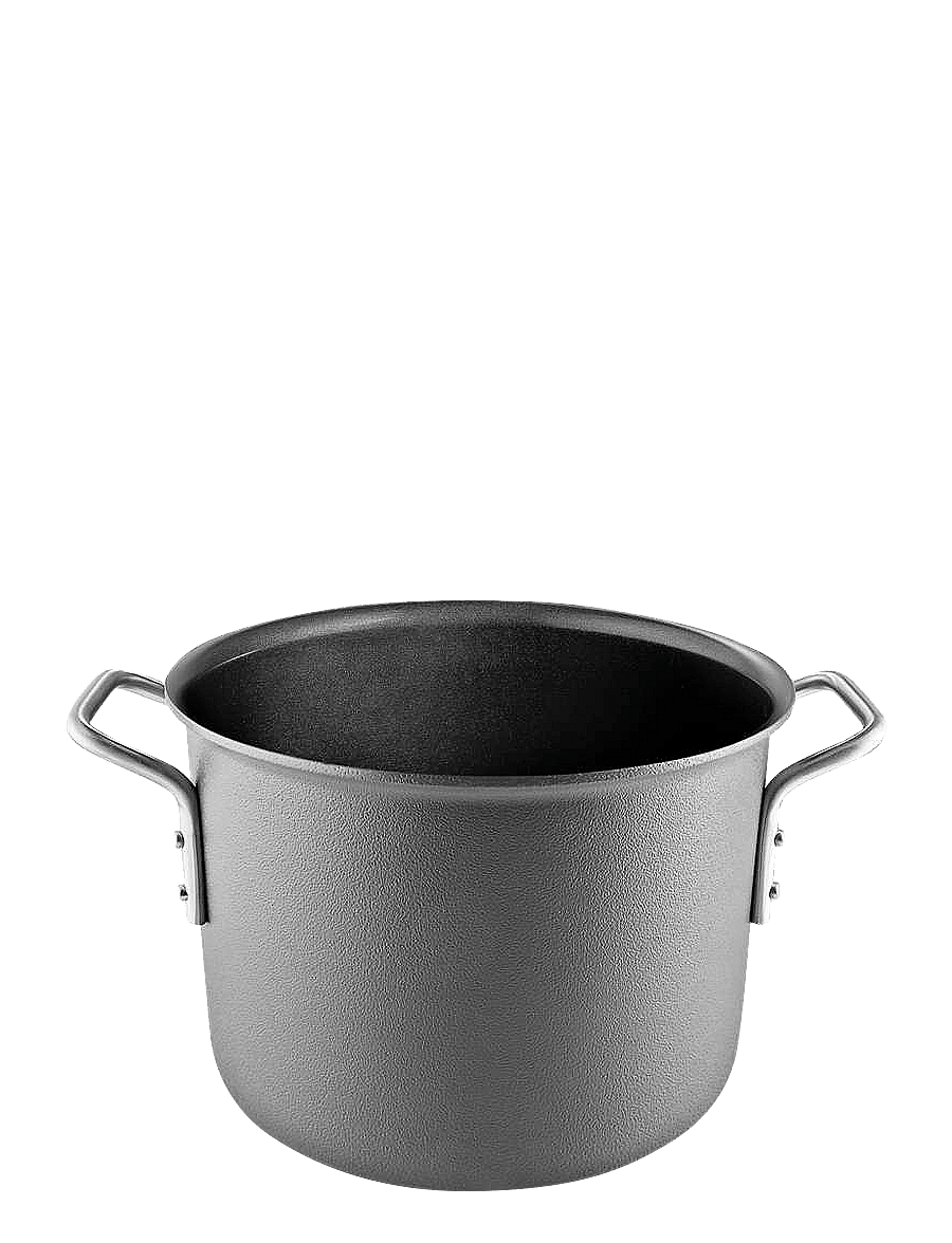 Eva Trio - Grey Line Pot 4.8 l 20 cm ceramic Slip-Let® coating - stieltöpfe - grey - 1