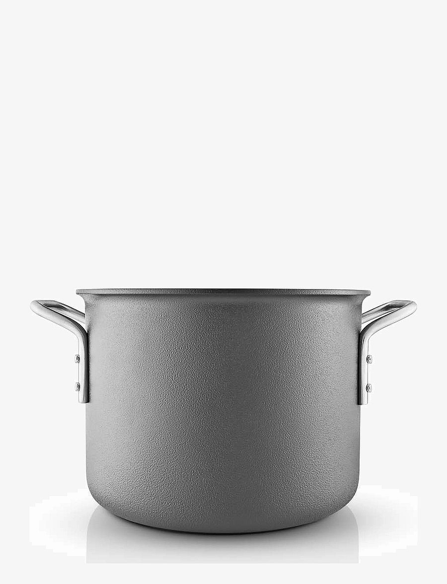 Eva Trio - Grey Line Pot 4.8 l 20 cm ceramic Slip-Let® coating - stieltöpfe - grey - 2