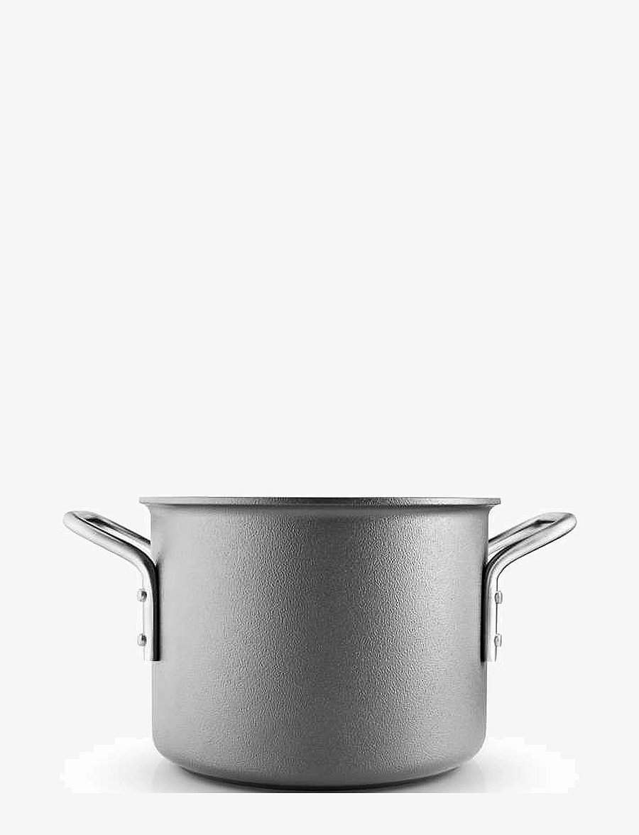 Eva Trio - Grey Line 3 pcs. Cookware set 1.8 l 2.5 l 3.8 l ceramic Slip-Let® coating - osta hinna alusel - grey - 5