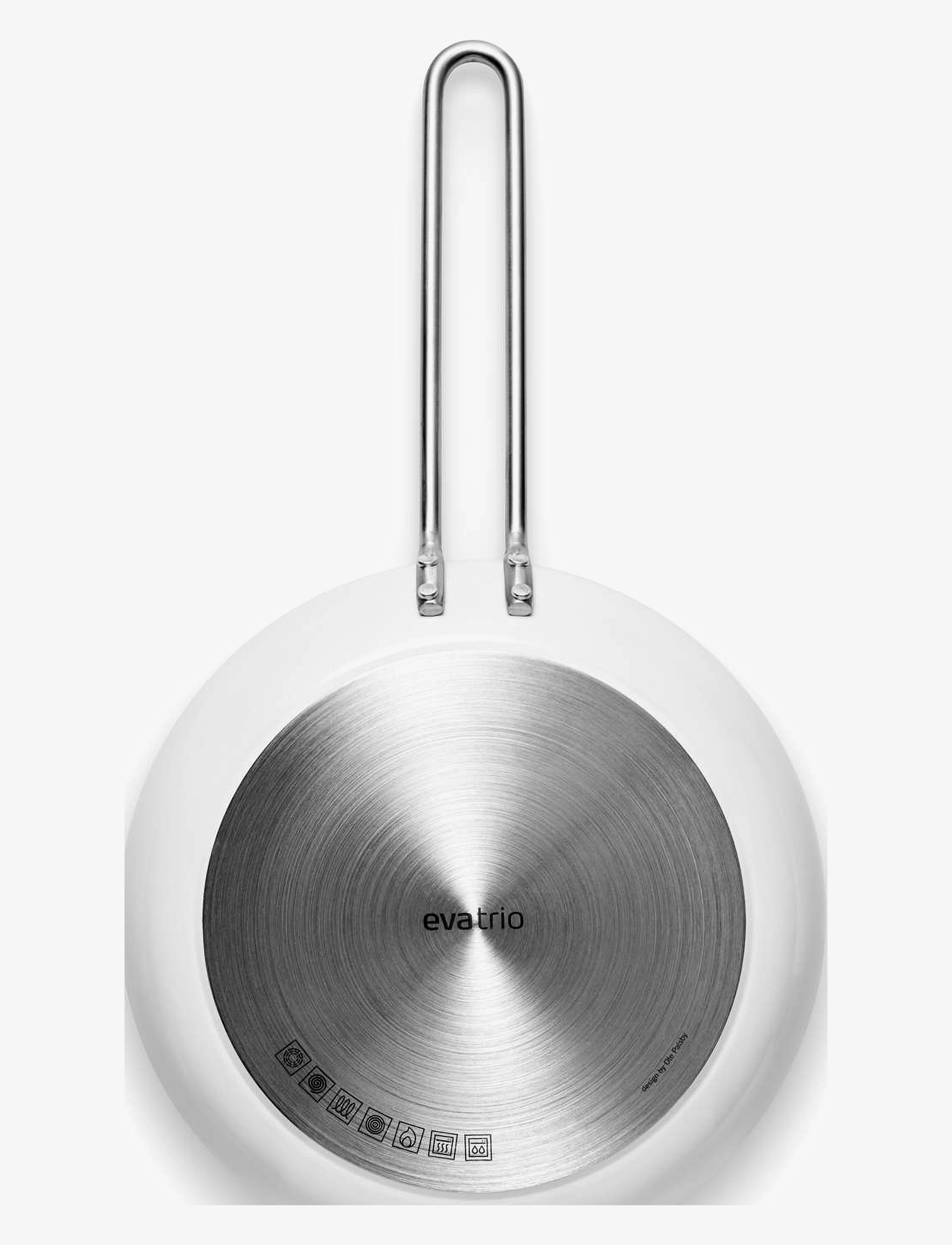 Eva Trio - White Line Frying pan 24 cm ceramic Slip-Let® coating - koekenpannen - white - 3