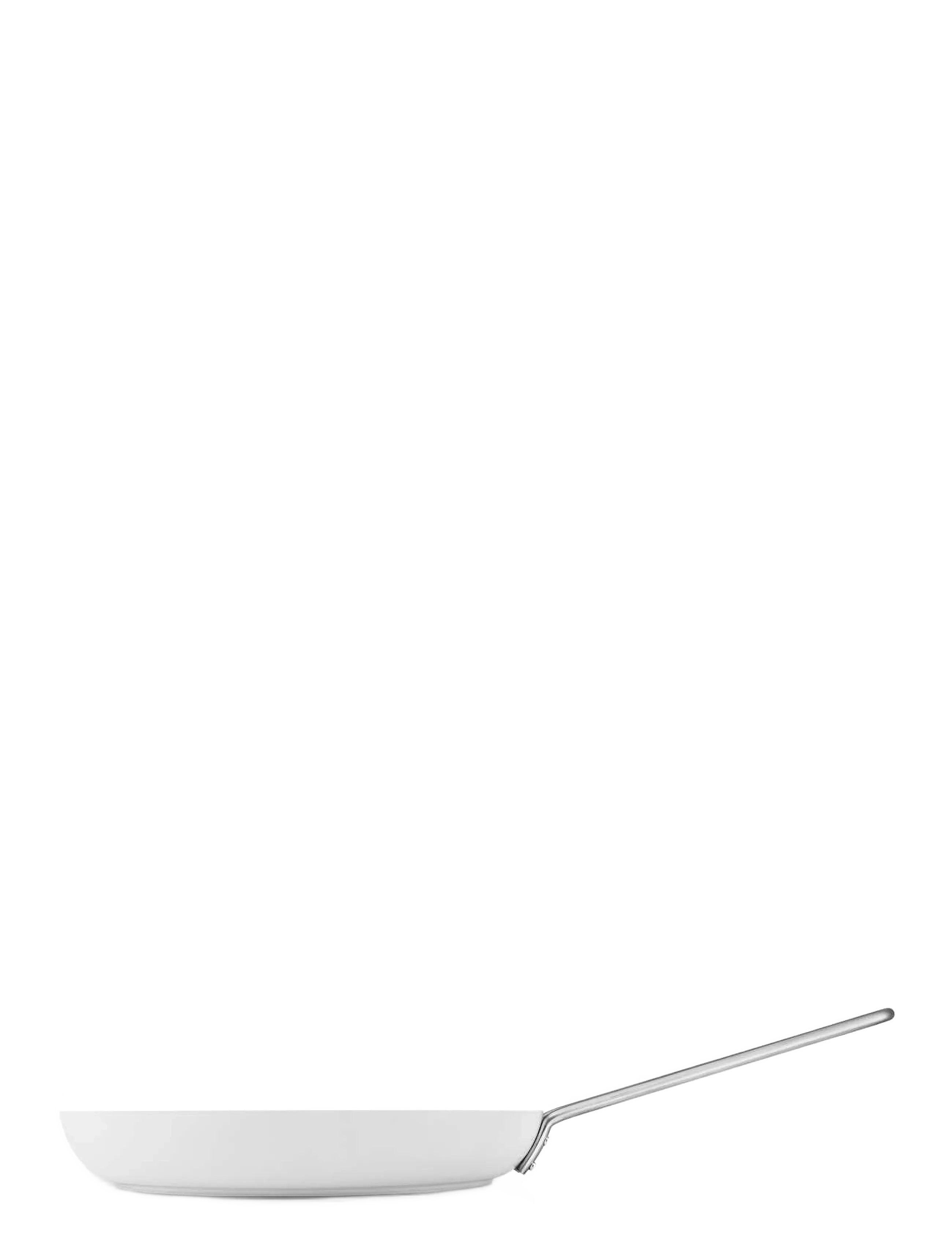 Eva Trio - White Line Stegepande 28 cm keramisk Slip-Let® belægning - stegepander - white - 1
