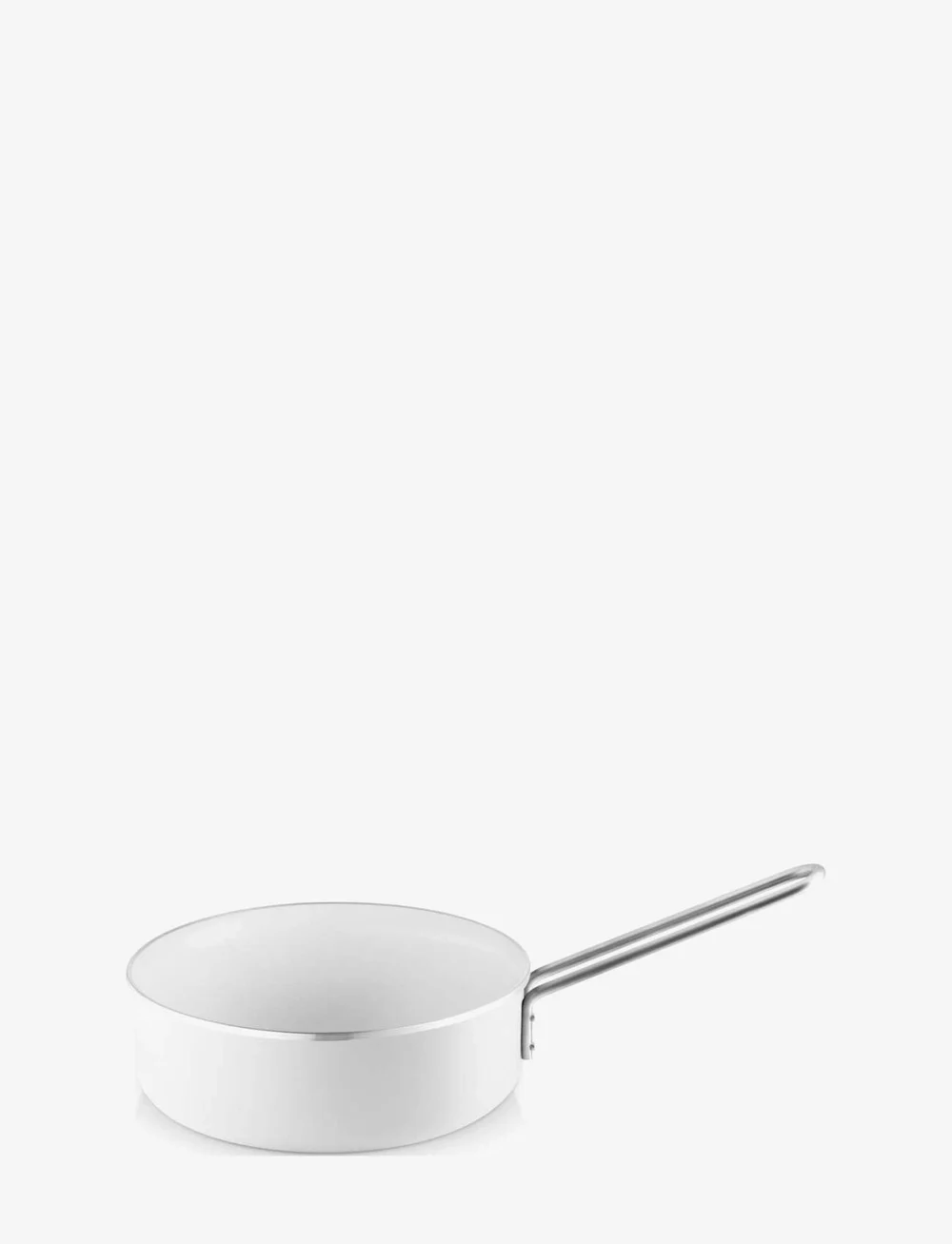 Eva Trio - White Line Sauté pan 24 cm ceramic Slip-Let® coating - schmorpfannen & sauteusen - white - 0
