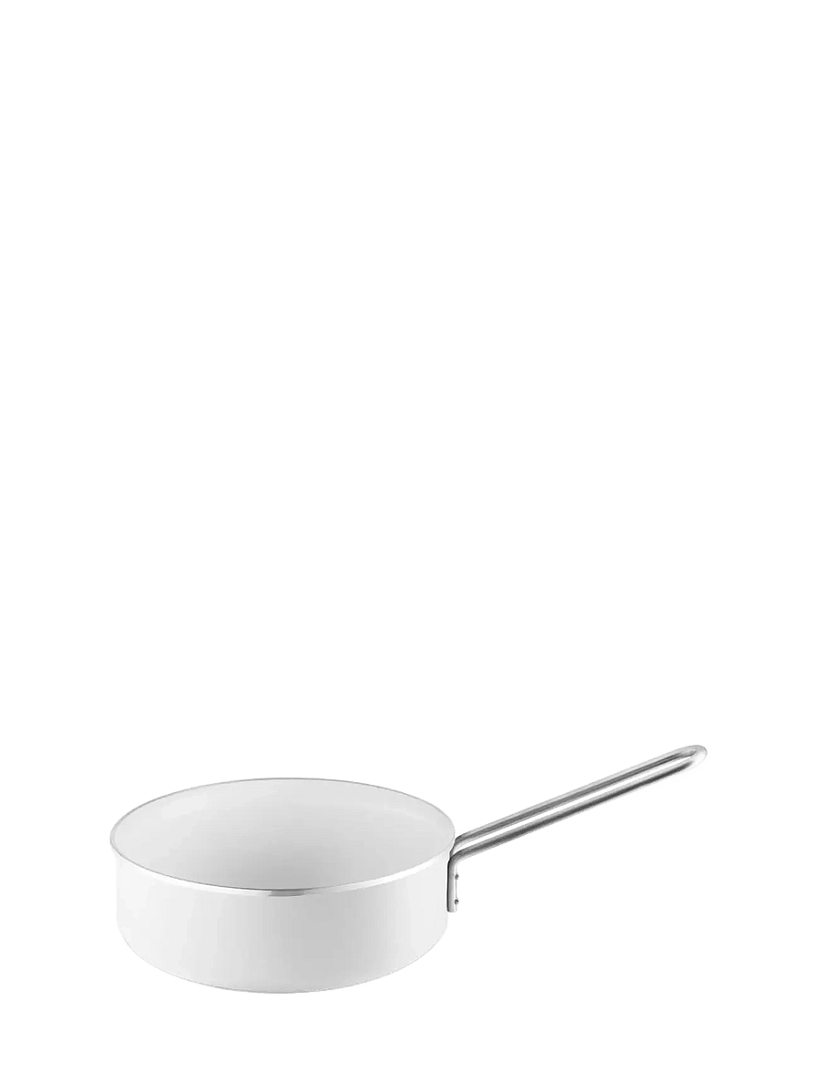 Eva Trio - White Line Sauté pan 24 cm ceramic Slip-Let® coating - kastmepotid ja -pannid - white - 1