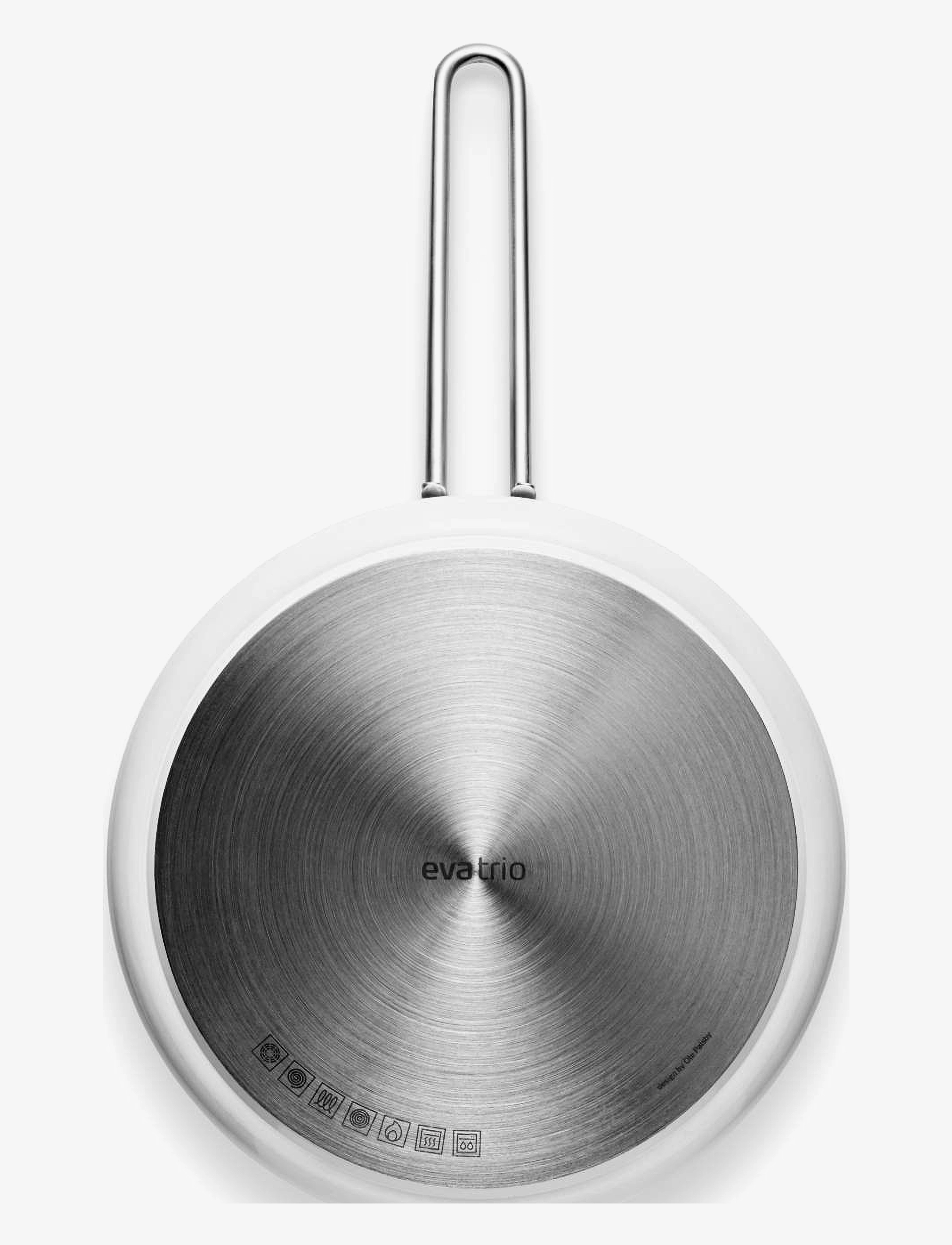 Eva Trio - White Line Sautépanne 24 cm keramiske Slip-Let® belegget - traktørpanner & sauteringspanner - white - 4