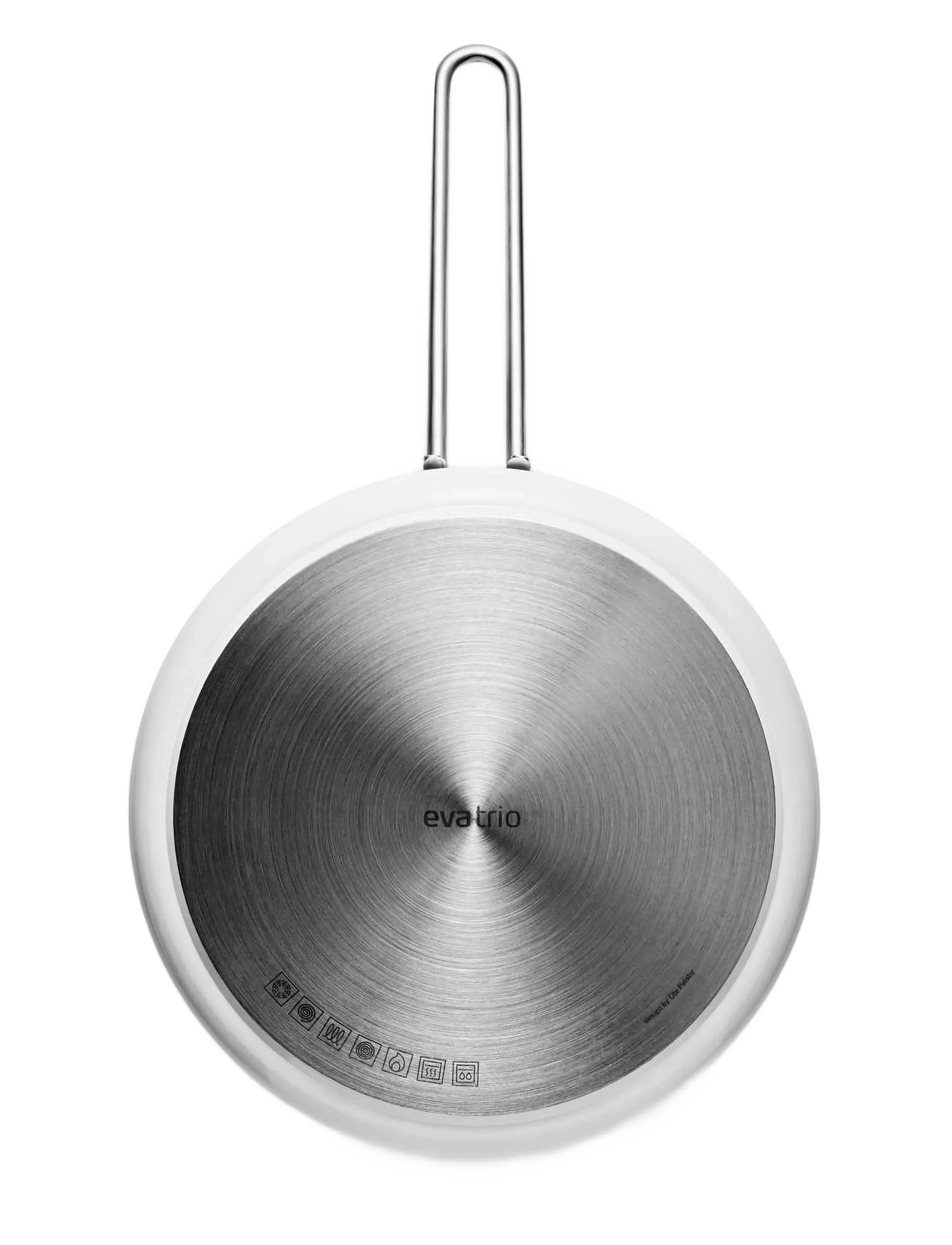 Eva Trio - White Line Sauterpande 24 cm keramisk Slip-Let® belægning - sauterpander - white - 4