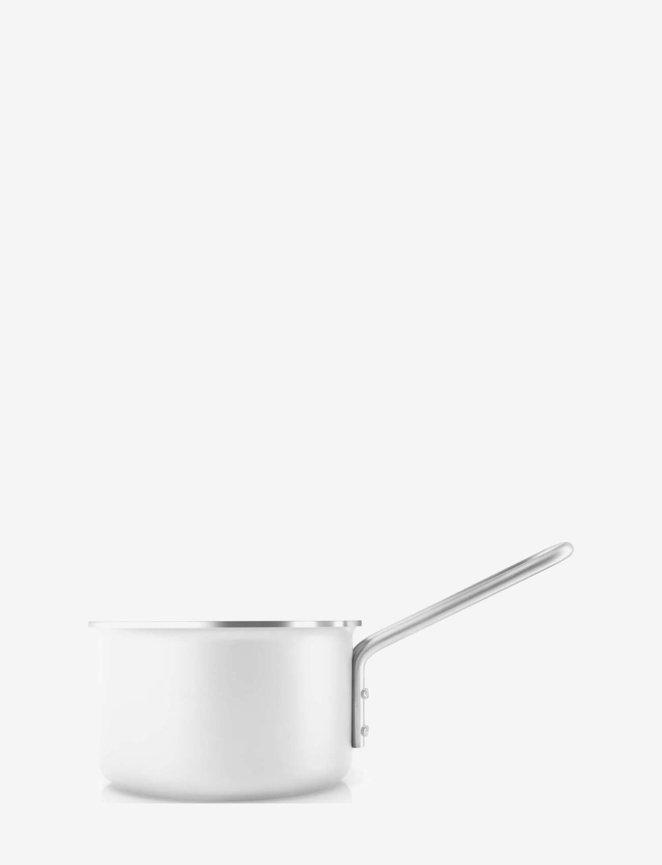 Eva Trio - White Line Saucepan 1.1 l 13 cm ceramic Slip-Let® coating - saucepans - white - 0