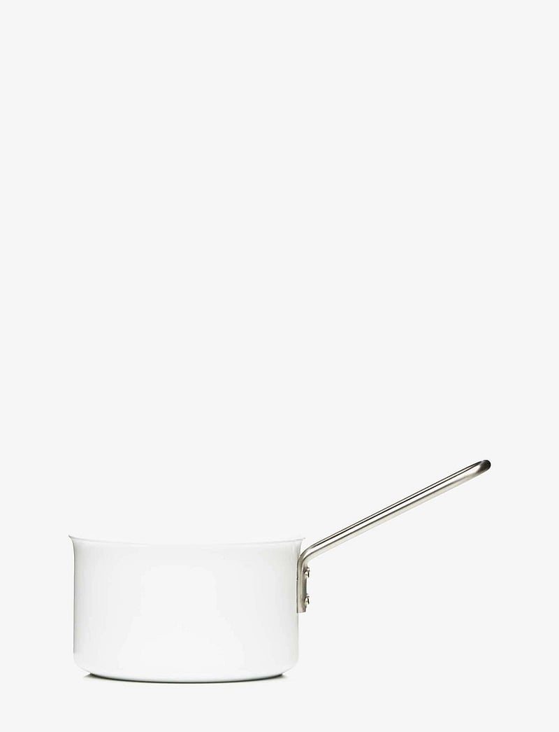 Eva Trio - White Line Saucepan 1.8 l 16 cm ceramic Slip-Let® coating - stieltöpfe - white - 1