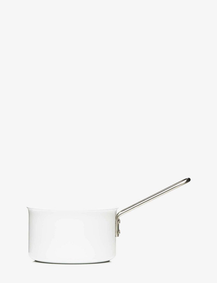Eva Trio - White Line Saucepan 1.8 l 16 cm ceramic Slip-Let® coating - kastrulid - white - 2