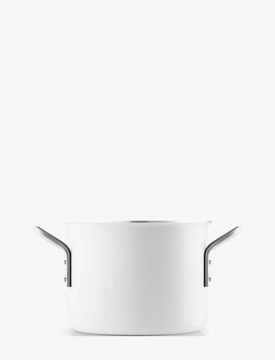 Eva Trio - White Line Pot 2.5 l 16 cm ceramic Slip-Let® coating - pajad - white - 2