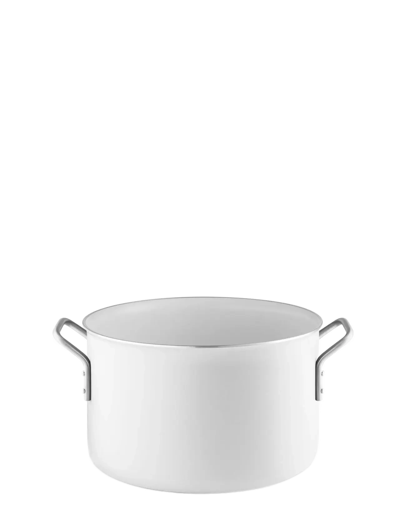 Eva Trio White Line Pot 3.8 l 20 cm ceramic Slip-Let® coating - Köök - WHITE / white