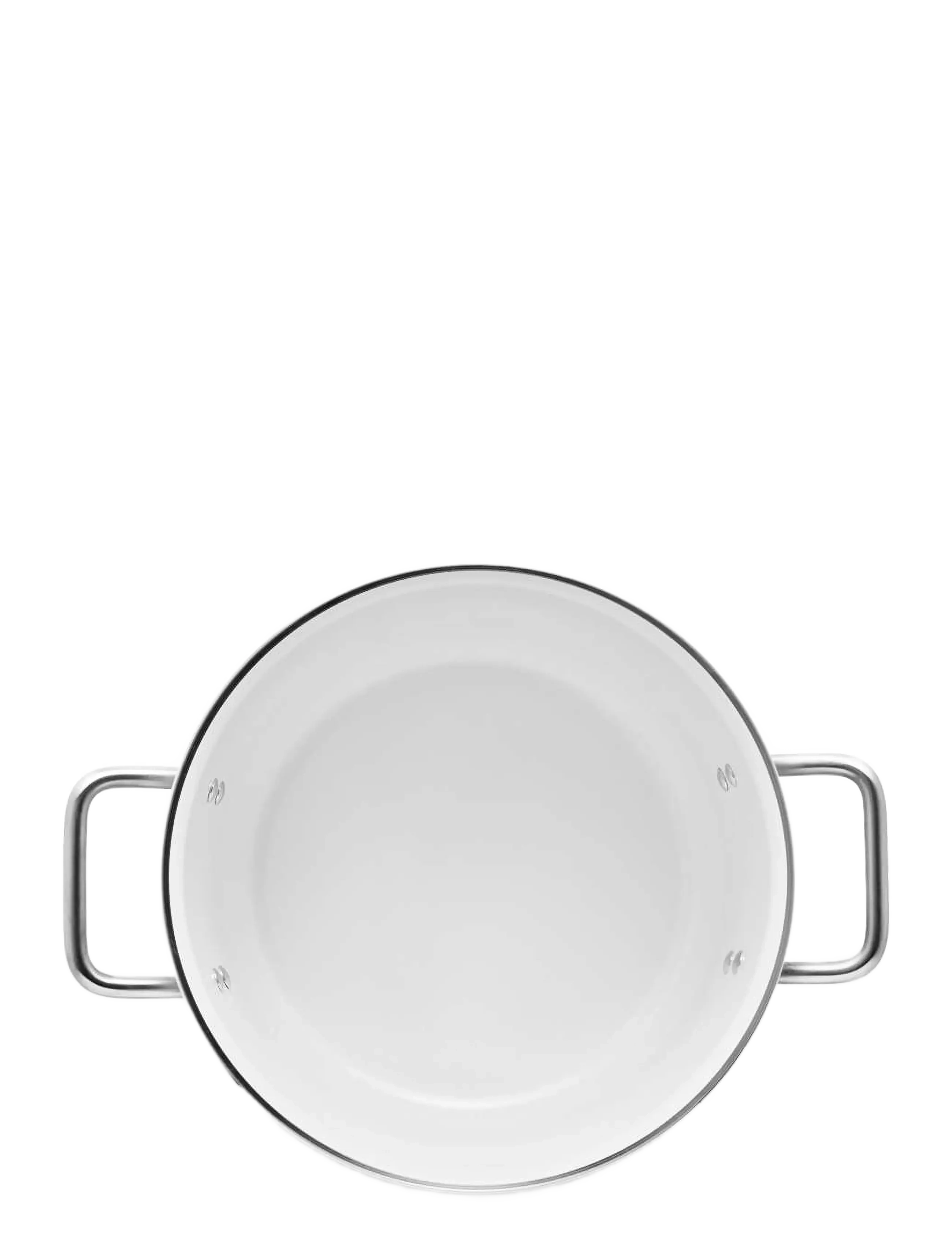 Eva Trio - White Line Pot 7.0 l 24 cm ceramic Slip-Let® coating - auflaufformen - white - 3