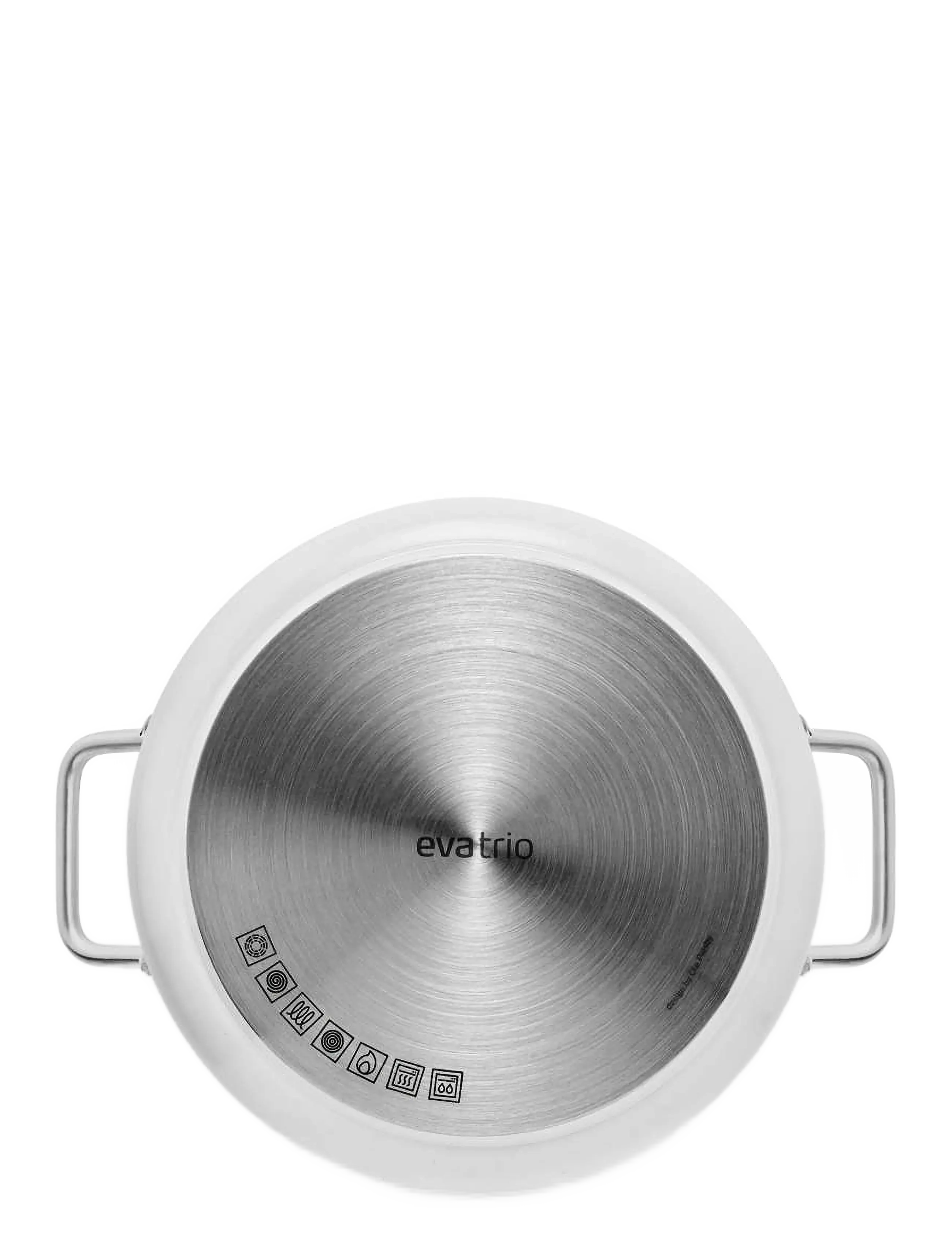 Eva Trio - White Line Pot 7.0 l 24 cm ceramic Slip-Let® coating - auflaufformen - white - 4