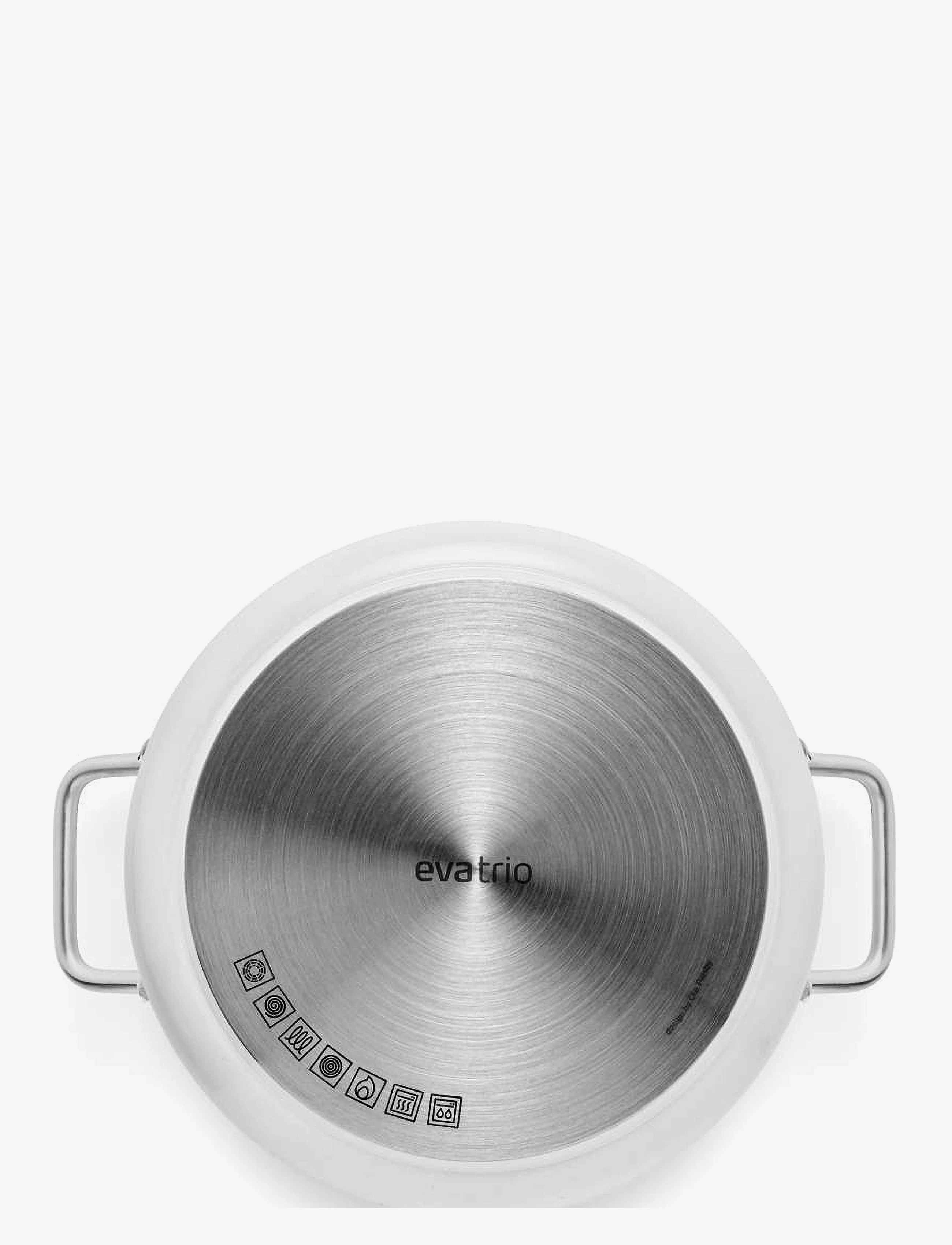 Eva Trio - White Line Gryde 7 l 24 cm keramisk Slip-Let® belægning - gryder - white - 4