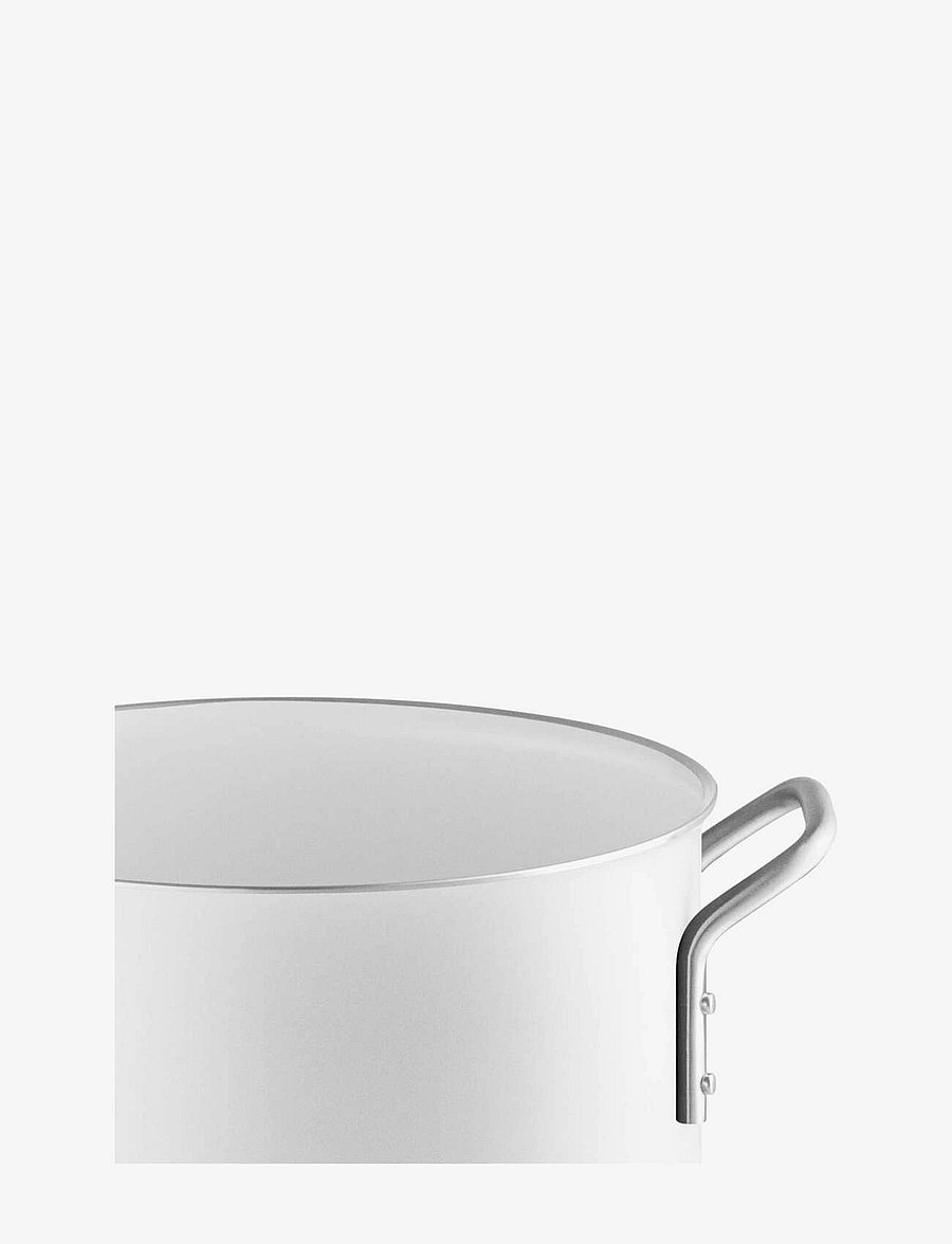 Eva Trio - White Line Pot 7.0 l 24 cm ceramic Slip-Let® coating - pajad - white - 5