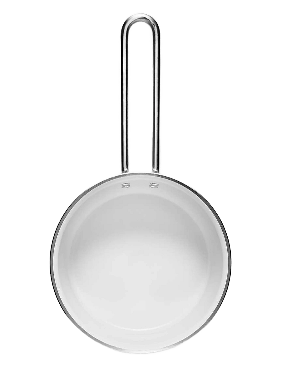 Eva Trio - White Line 3 pcs. Cookware set ceramic Slip-Let® - kastrulikomplektid - white - 3