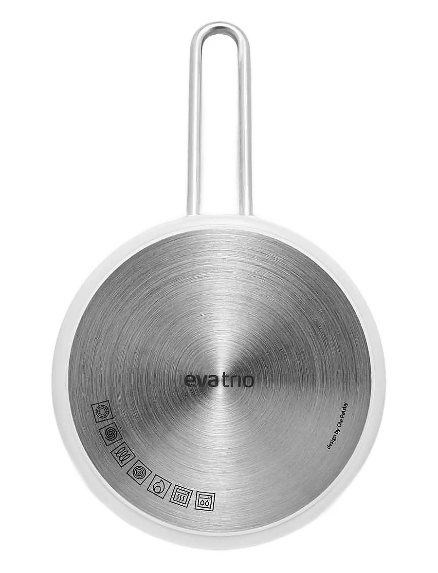 Eva Trio - White Line 3 pcs. Cookware set ceramic Slip-Let® - kastrulikomplektid - white - 4